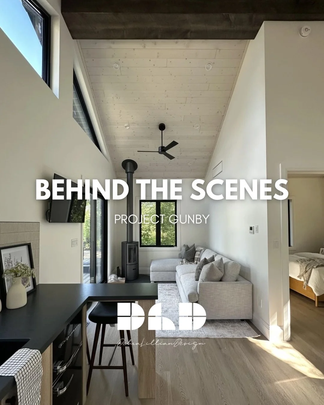 The bunkie at Project Gunby was designed as its own private lakefront escape &mdash; a retreat within a retreat.

Built from the ground up, this guest cottage offers its own sense of arrival, giving visitors space to unwind without sacrificing comfor