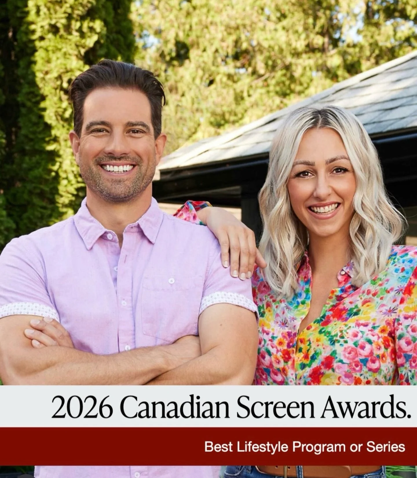 Honoured that &ldquo;Scott&rsquo;s Vacation House Rules&rdquo; has been nominated for a 2026 &lsquo;Canadian Screen Awards&rsquo; for Best Lifestyle Program or Series!

What an incredible achievement! Working alongside @scott_mcgillivray has been a &