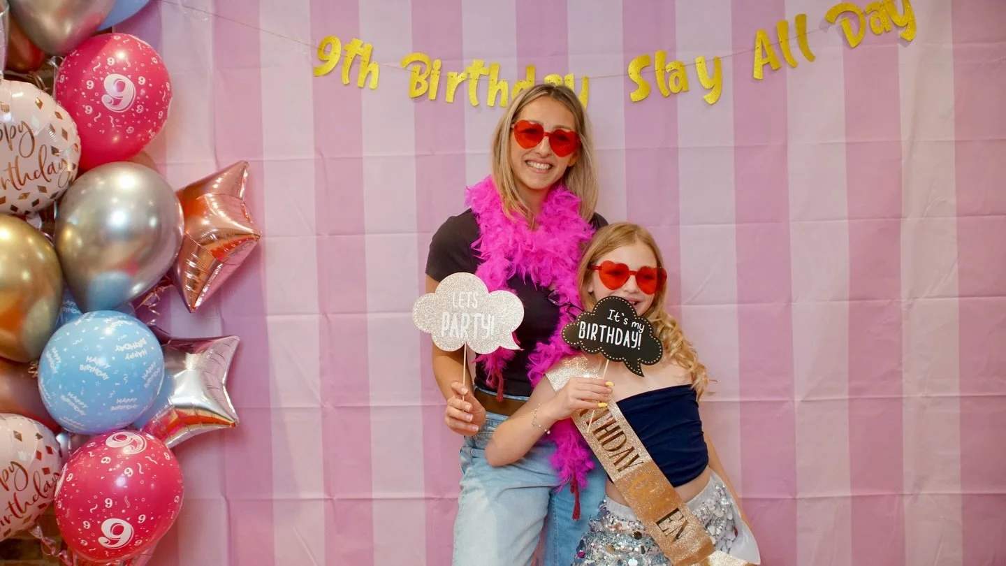 My sweet, fun, and beautiful Lizzy Lou is 9 today 💞

Where has the time gone&hellip; truly.

Watching you laugh, dance, and sing your way through the day with your best friends filled my heart in a way I can&rsquo;t even explain. I just stood there 