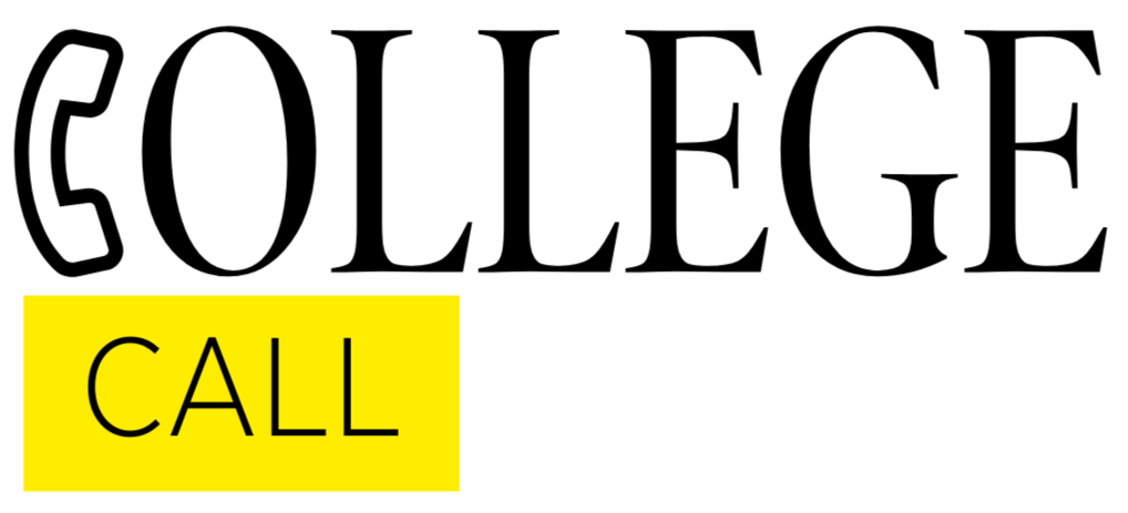 A black silhouette of a person holding a cell phone to their ear, with a yellow rectangle containing the word "CALL" in black text.