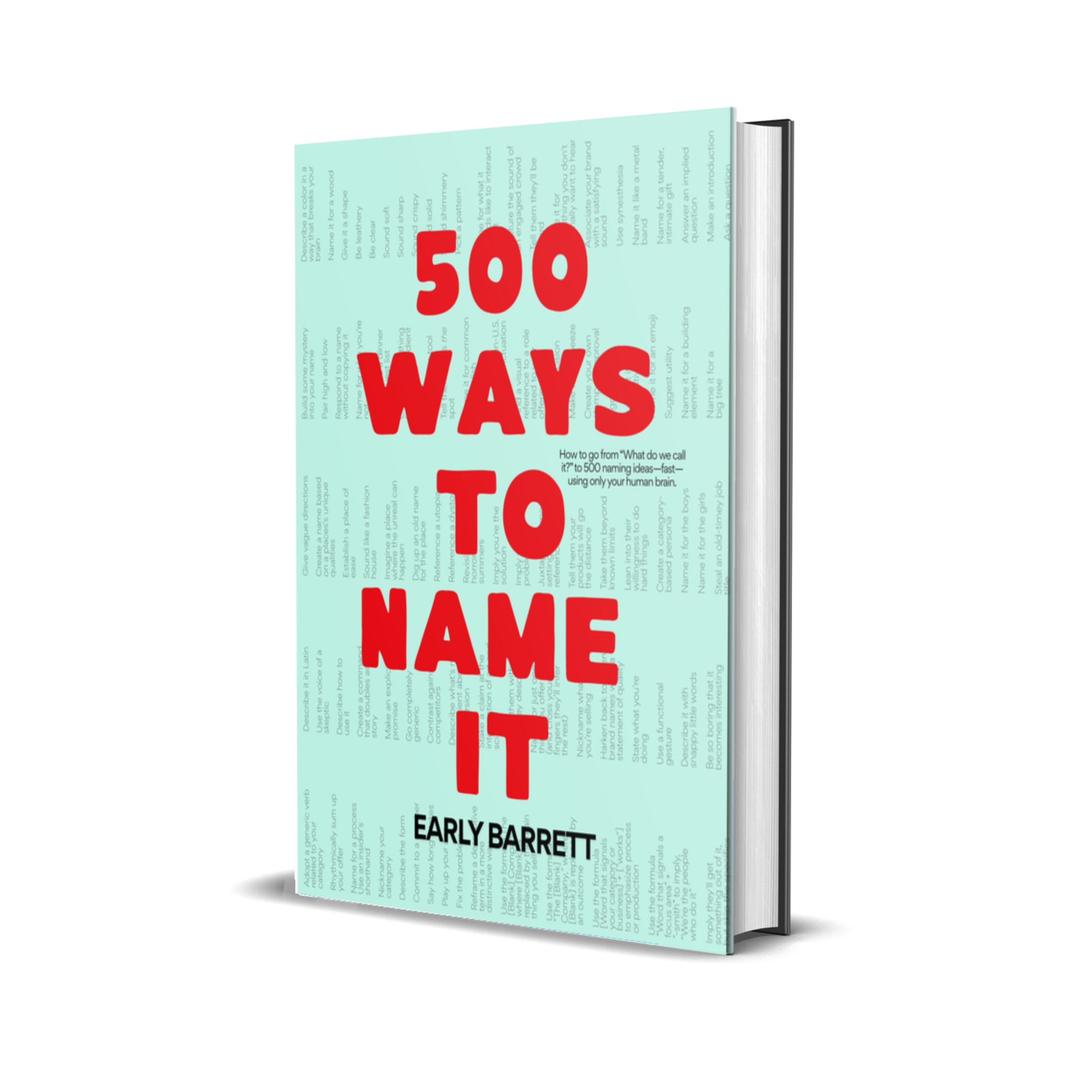 DIGITAL PRE-ORDER: 500 Ways to Name It by Early Barrett