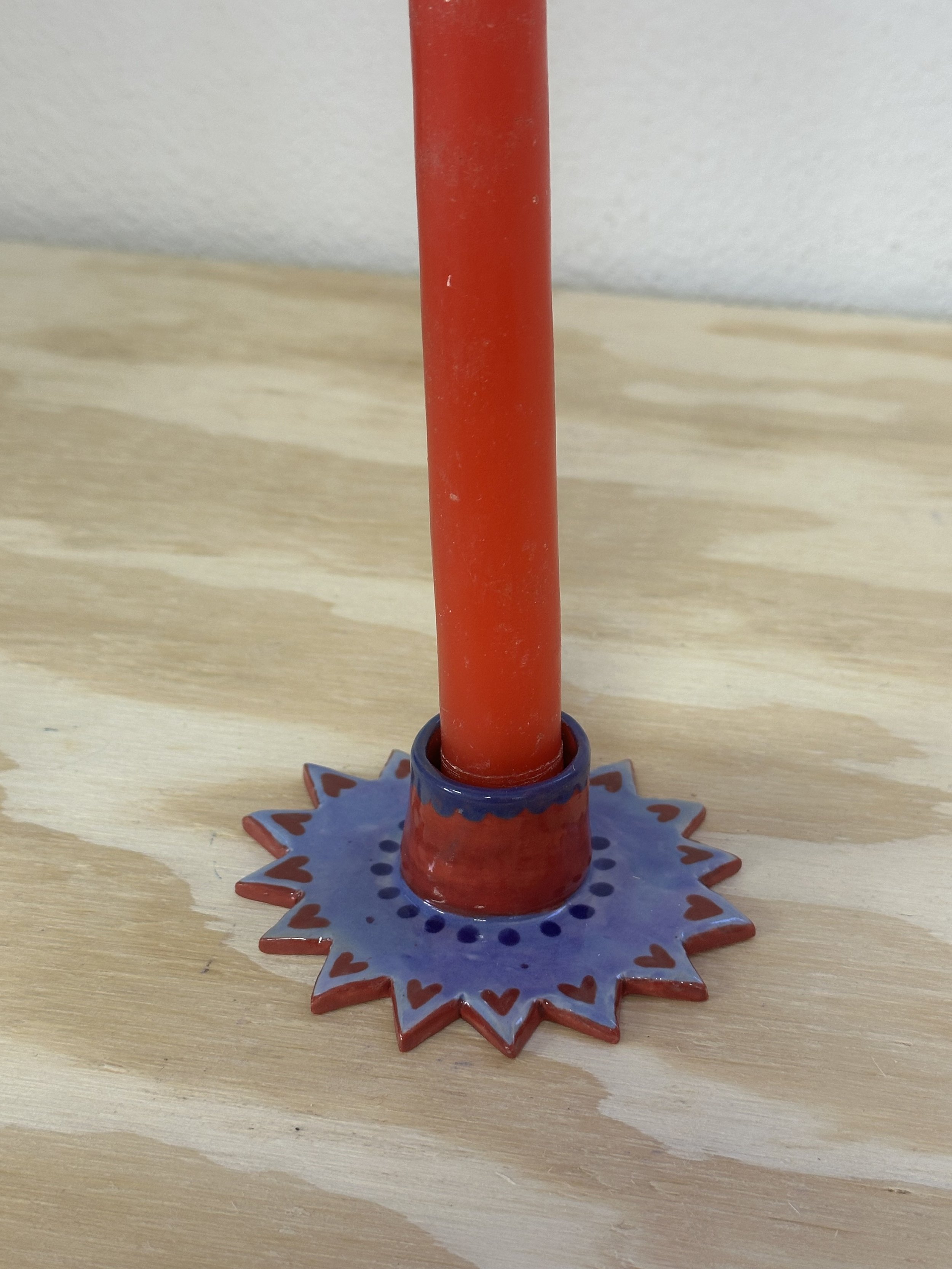 valentine candlestick holder
