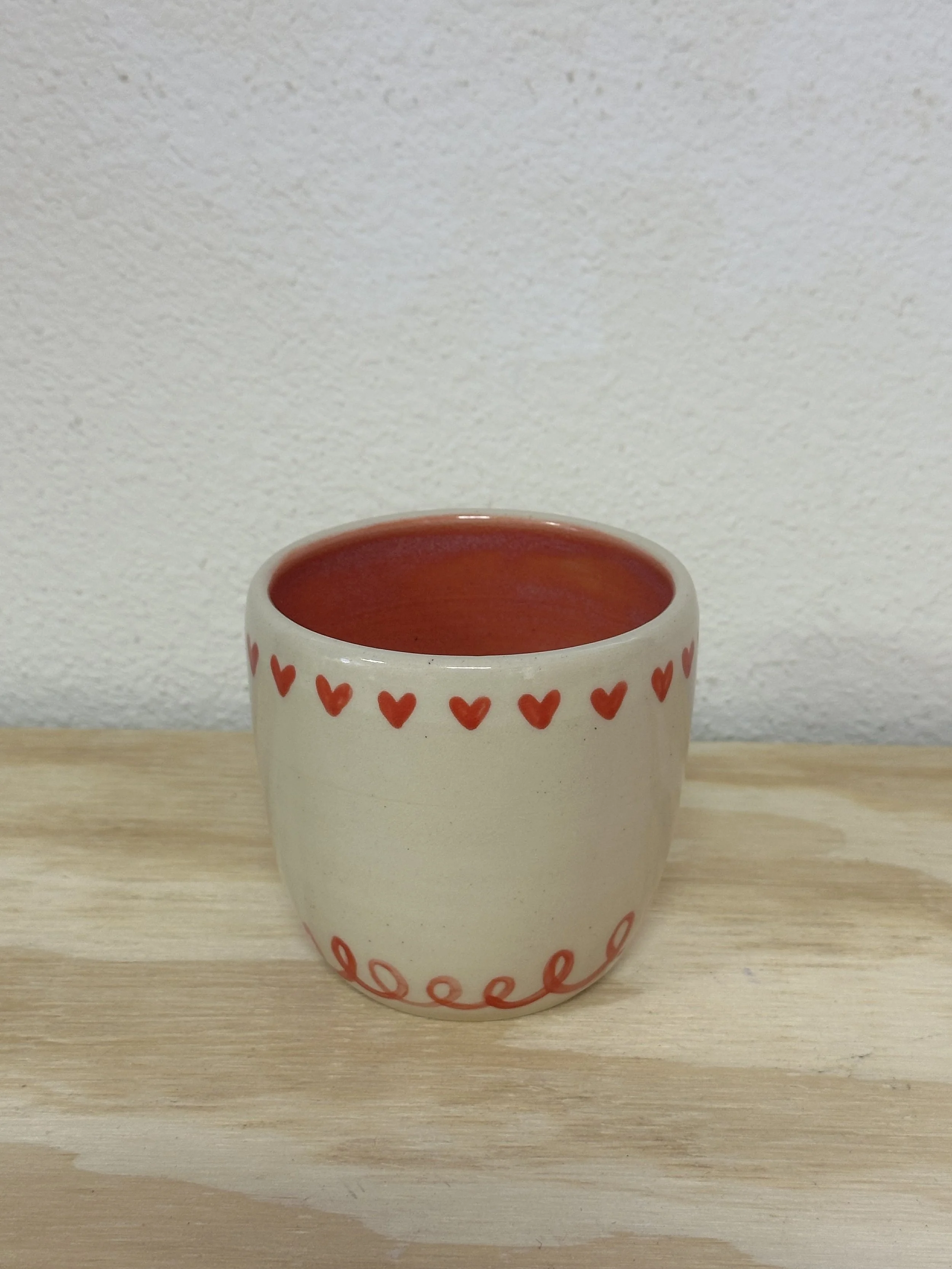 heart valentine cup
