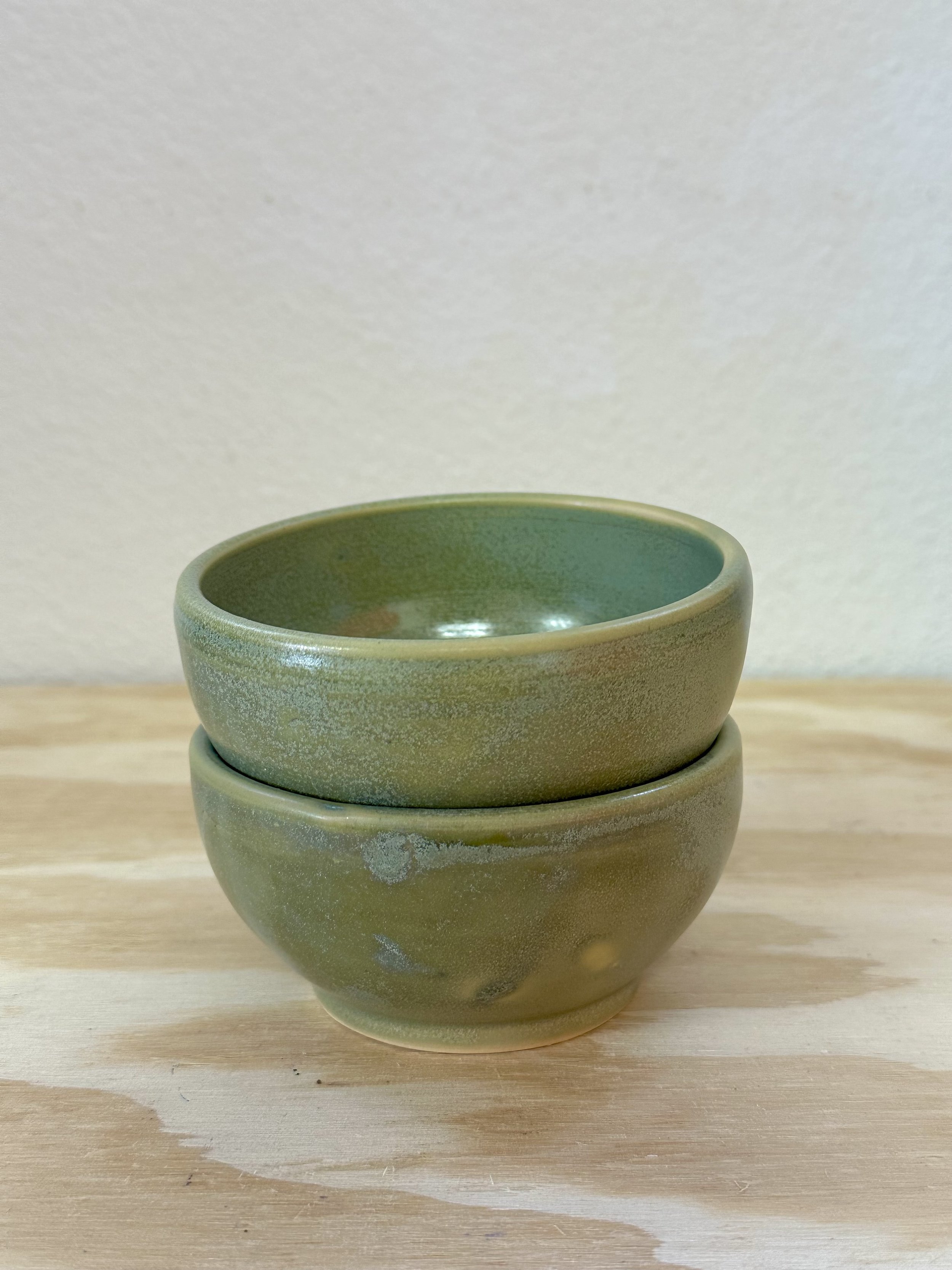 green tea rice bowls