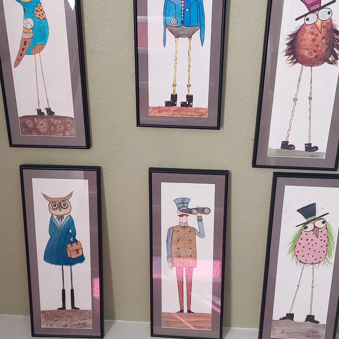 Come see Beth Myer's delightful paintings at Wildblue Gallery in Bayfield!