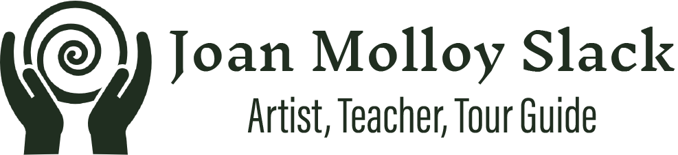 Joan Molloy Slack, Artist, Teacher, Tour Guide