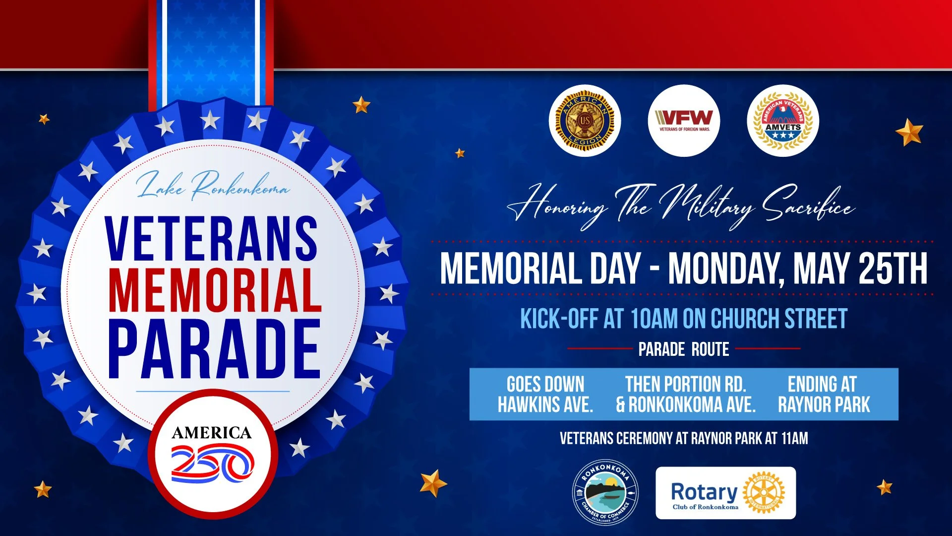 Lake Ronkonkoma Veterans Memorial Parade