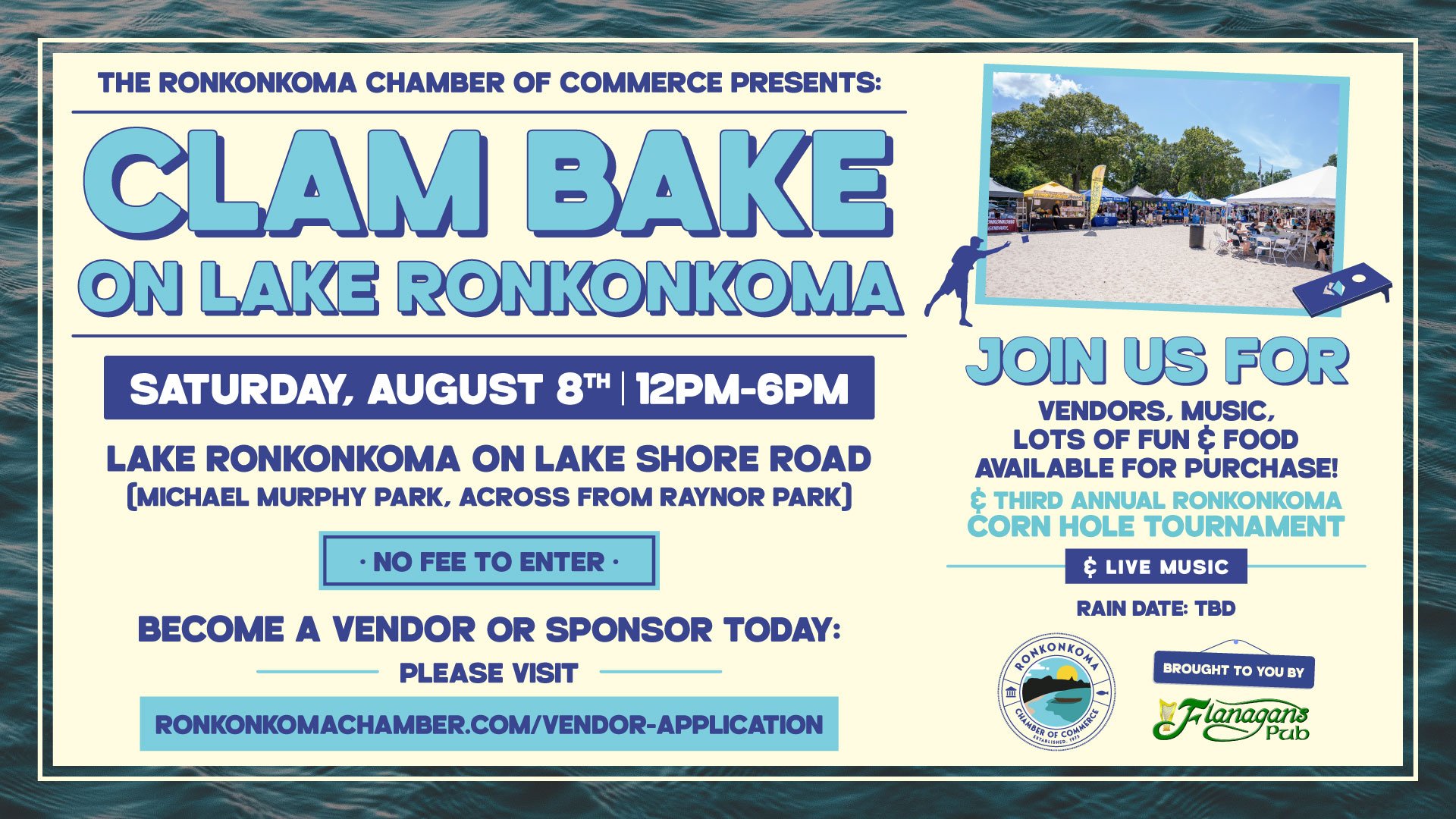 Annual Clam Bake on the Lake