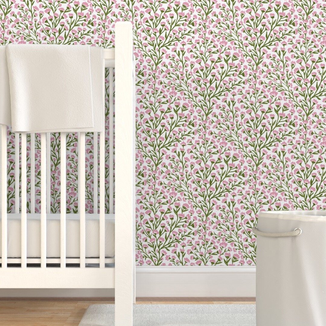 Meet Mimi, the Mimi Floral Collection, fabrics, wallpaper, home decor in our spoonflower shop.. 
.
.
.
.
.
.
.
.
#spoonflower #pink #gray #spoonflowerfabric #bedroom #handpainted #easter #homedecor #interiordesign #bedroomdecor #surfacepatterndesign 