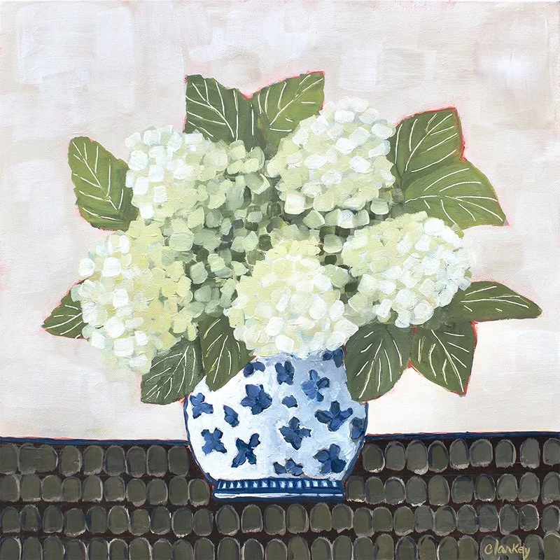 Gathered Grace Hydrangeas 20x20