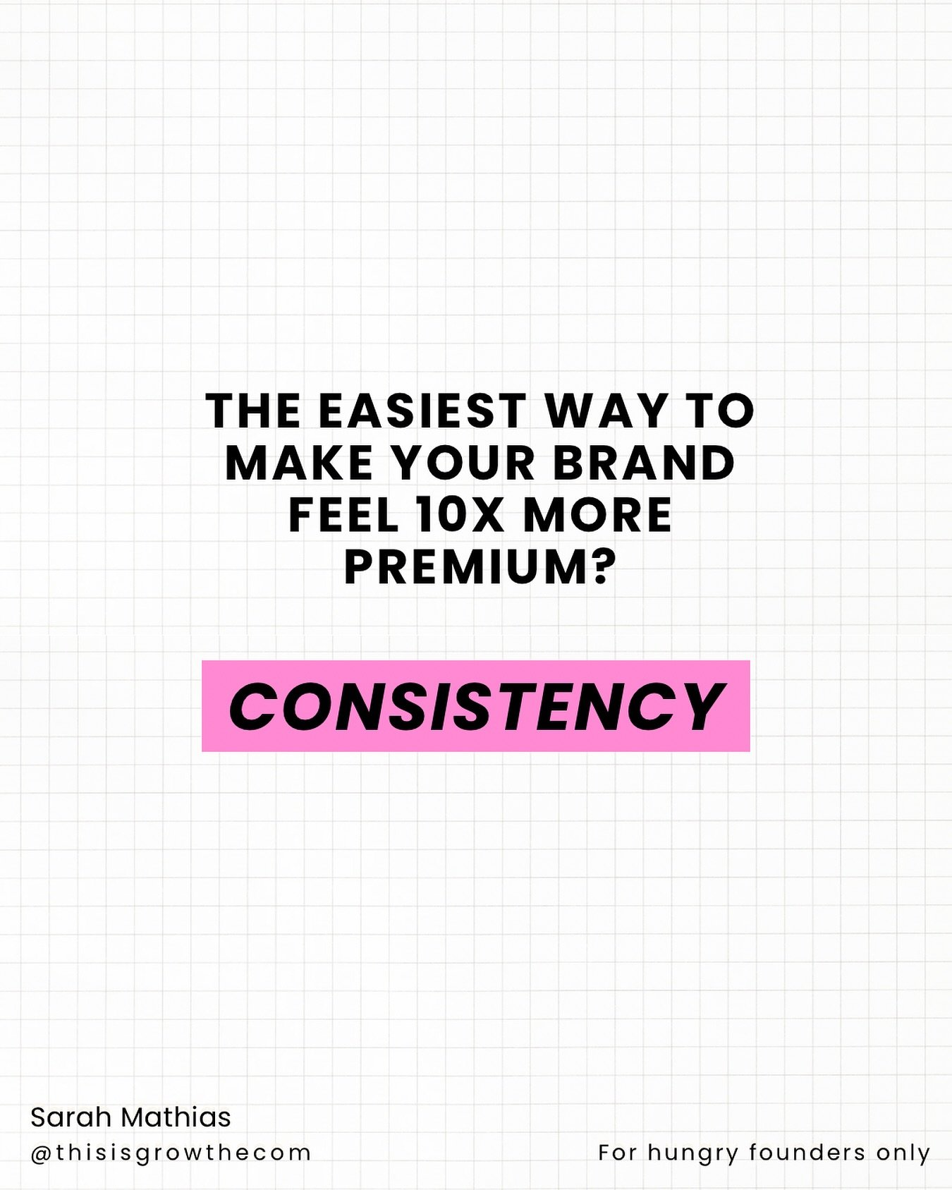 Most people struggle to be consistent with literally anything. It&rsquo;s hard, bloody hard. But&hellip;you don&rsquo;t need me to tell you it pays off. And why??

Because when you do something over and over you become the thing. You&rsquo;re recogni
