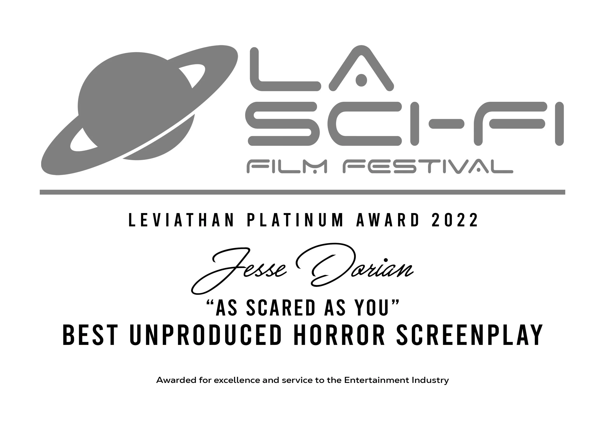 As scared horror screenpl LEVIATHAN platinum.jpg