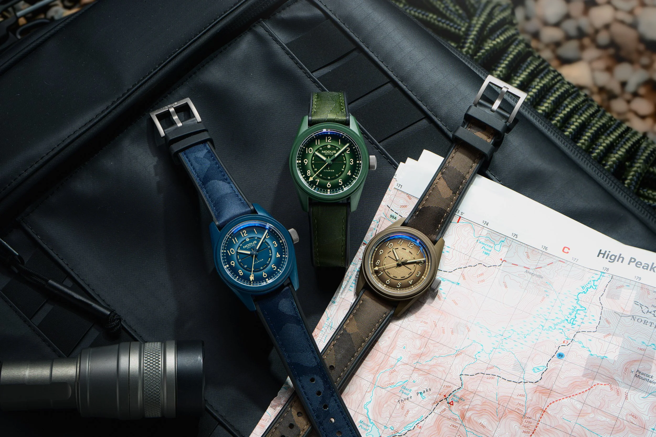 Sector II Field Titanium - Canopy — Nodus Watches