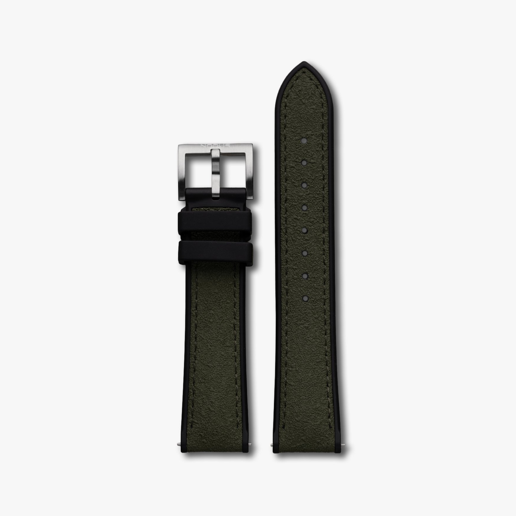Olive Concrete TecTuff® Rubber Strap - 20mm
