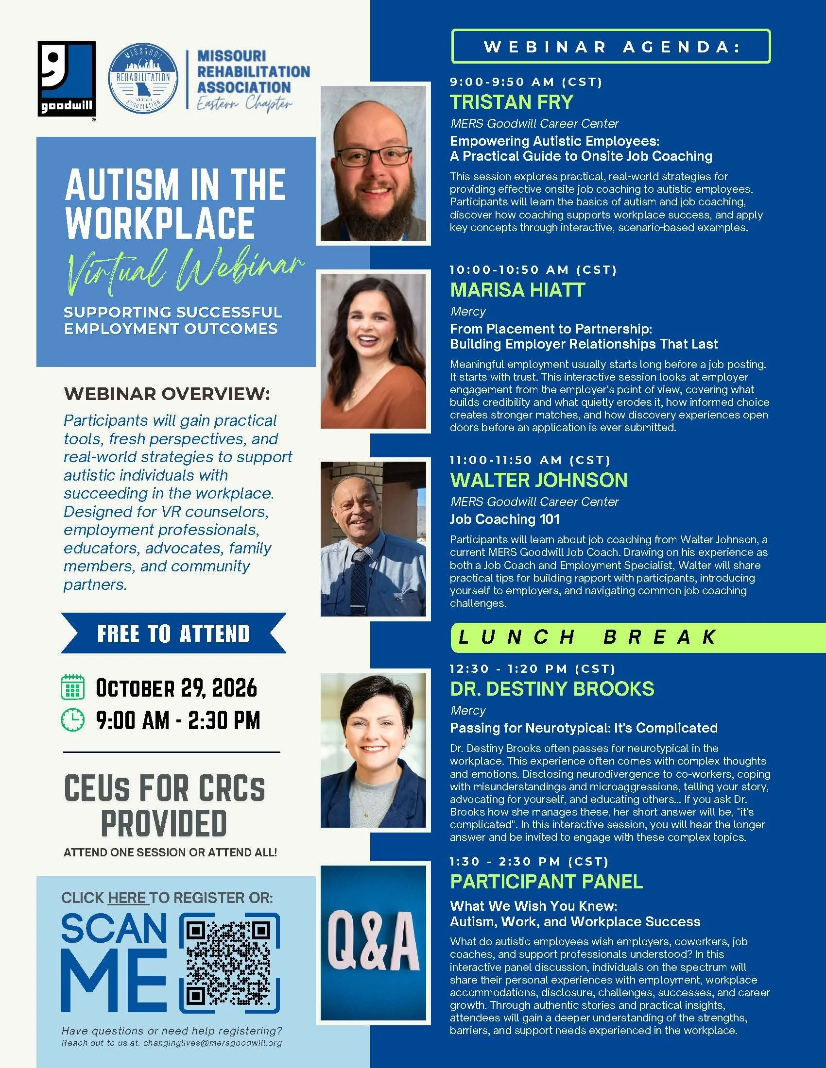 Autism in the Workplace: Virtual Webinar