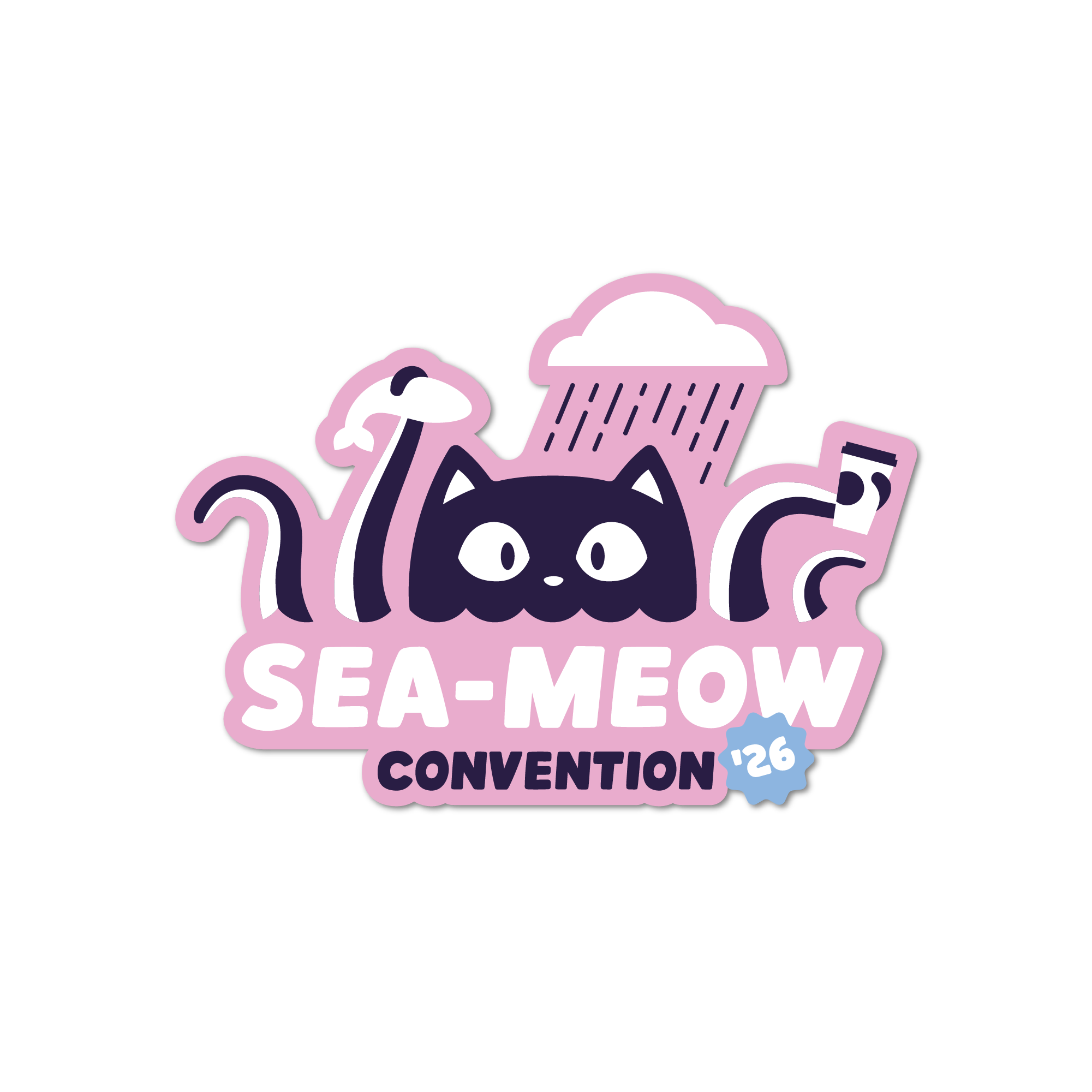 Sea-Meow Sticker 2026