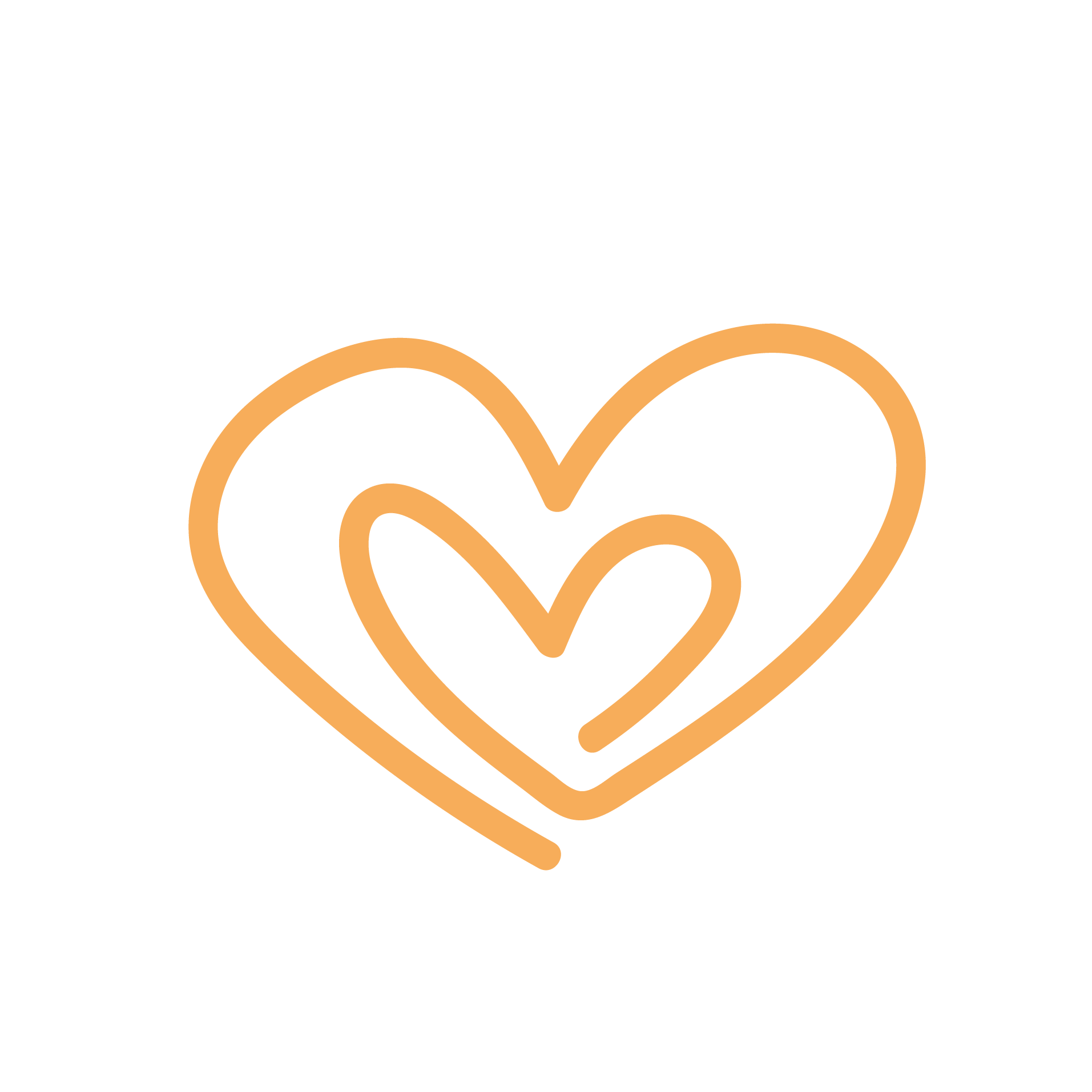 orange heart icon