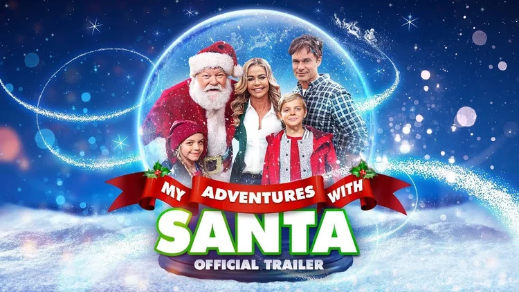 My Adventures With Santa (2019) family film starring Patrick Muldoon, Denise Richards, Barbara Eden - post-production supervised by Dale Tanguay, Carbon Arc Media - distributed by Universal