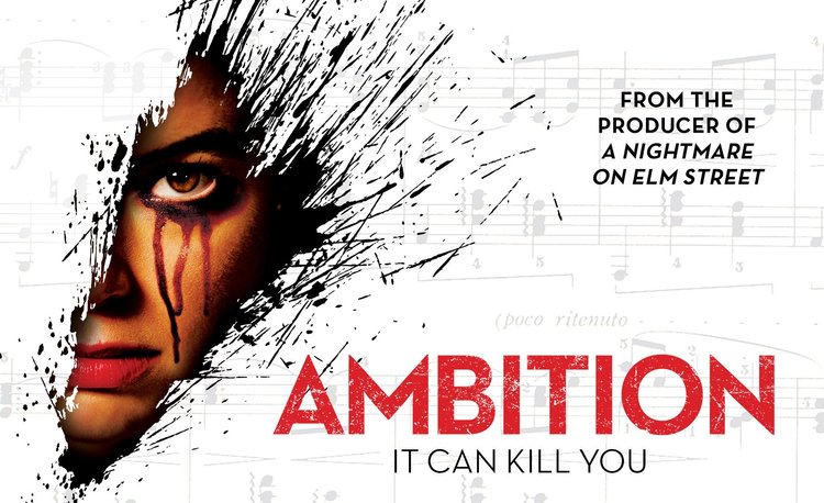 Ambition (2019) horror thriller film starring Katherine Hughes, Sonoya Mizuno, Jared Bankens - post-production supervised by Dale Tanguay, Carbon Arc Media