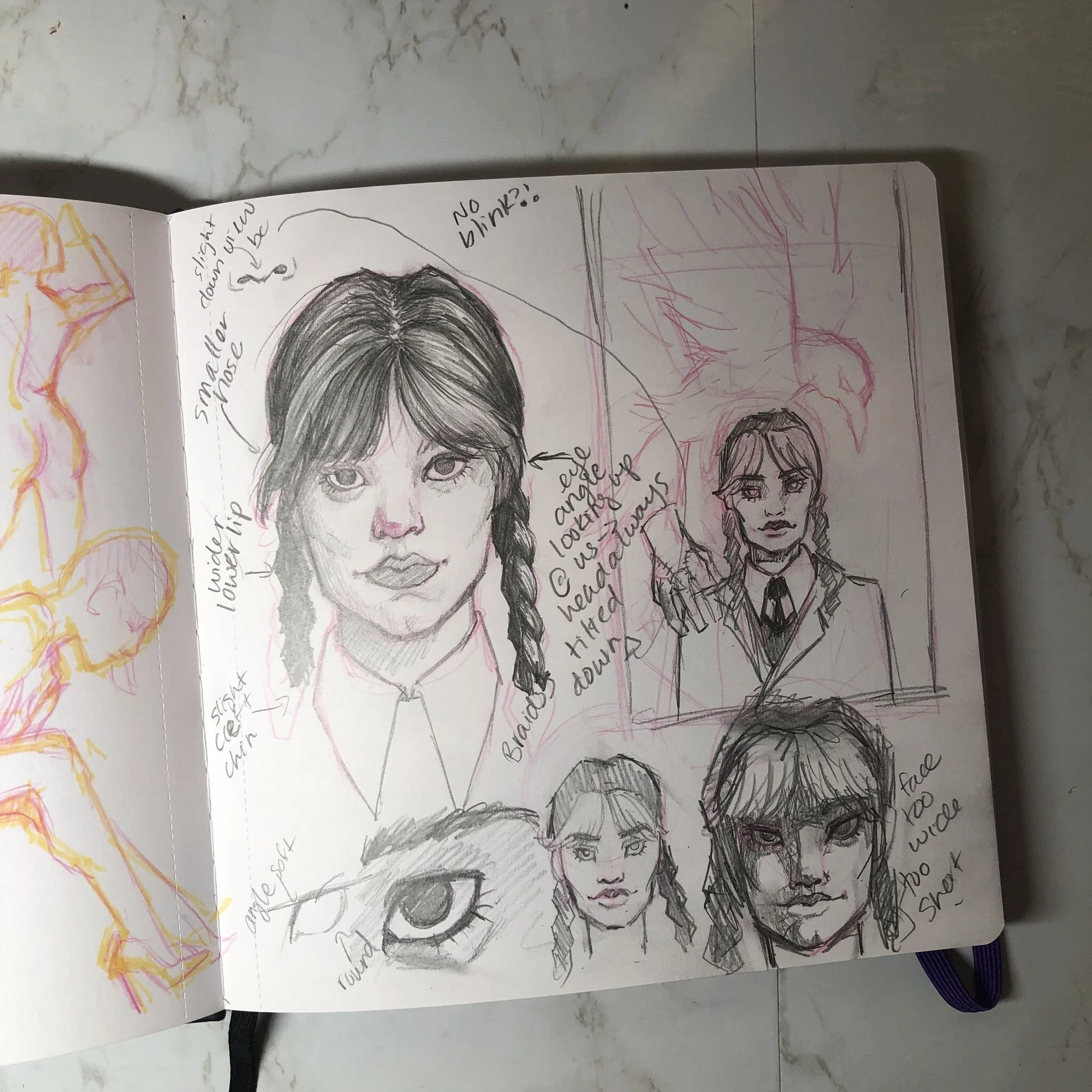Just posted another #Youtube #youtubevideo where I drew #wednesday #wednesdayaddams!! Let me know what you think!! 
.
#sketch #wednesdayaddamsfanart #wednesdayfanart #netflixwednesday #jennaortega #sketchbook #sketchbookdrawing #sketchbookart #sketch