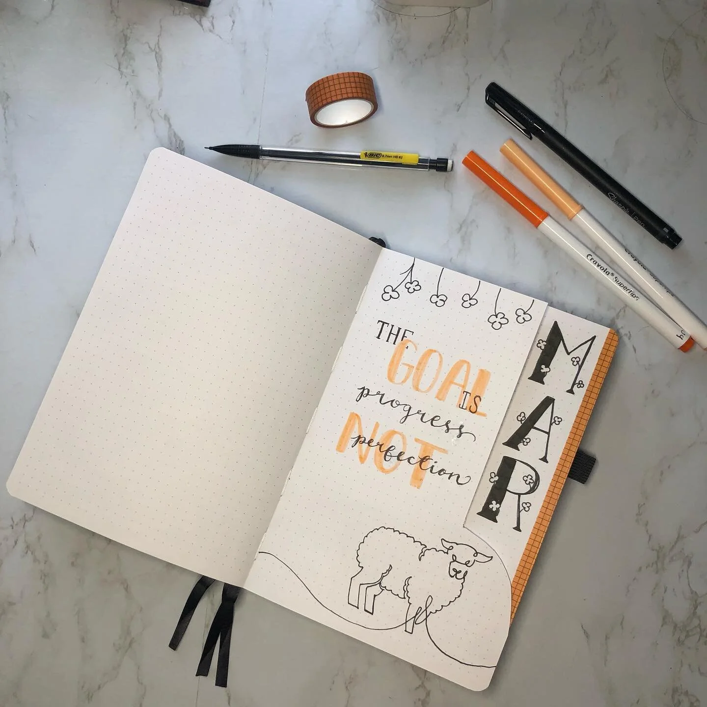 Another #bujo spread for you guys. I did this #marchbujo #marchbujoinspo #marchbujoinspiration to fit my minimalist theme this year with contour animal designs and monochromatic color schemes for each month. I&rsquo;m working towards a rainbow of mon
