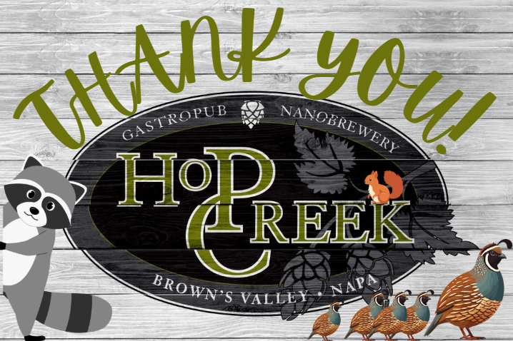 Hop Creek Pub Dine & Donate!