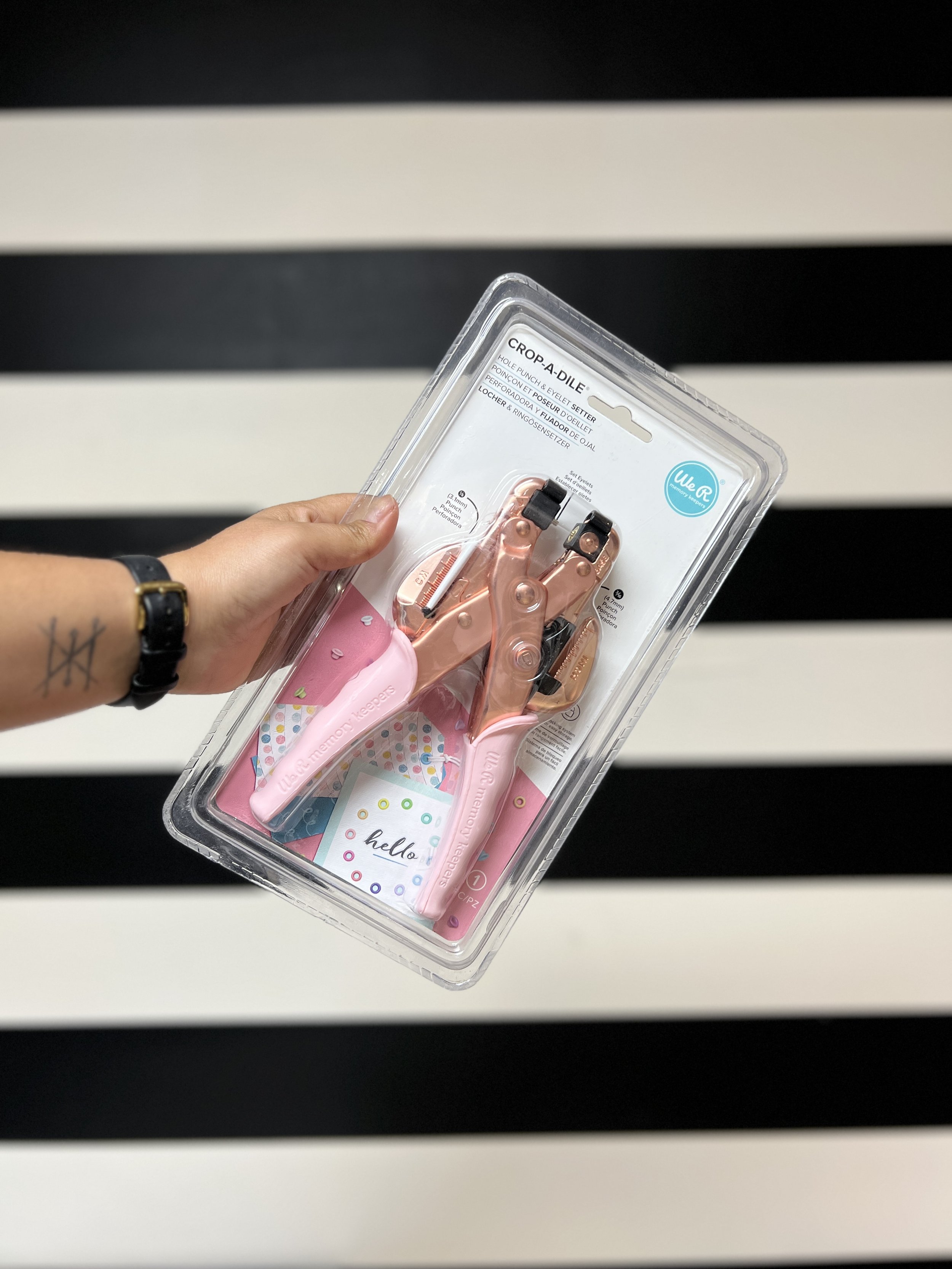 Crop-A-Dile - We R Memory Keepers (Rose Gold)