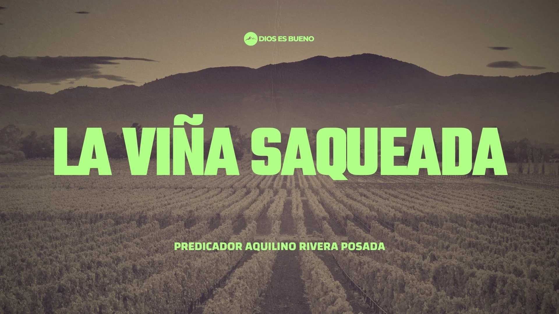 La Viña Saqueada, Invitado: Predicador Aquilino Rivera Posada
