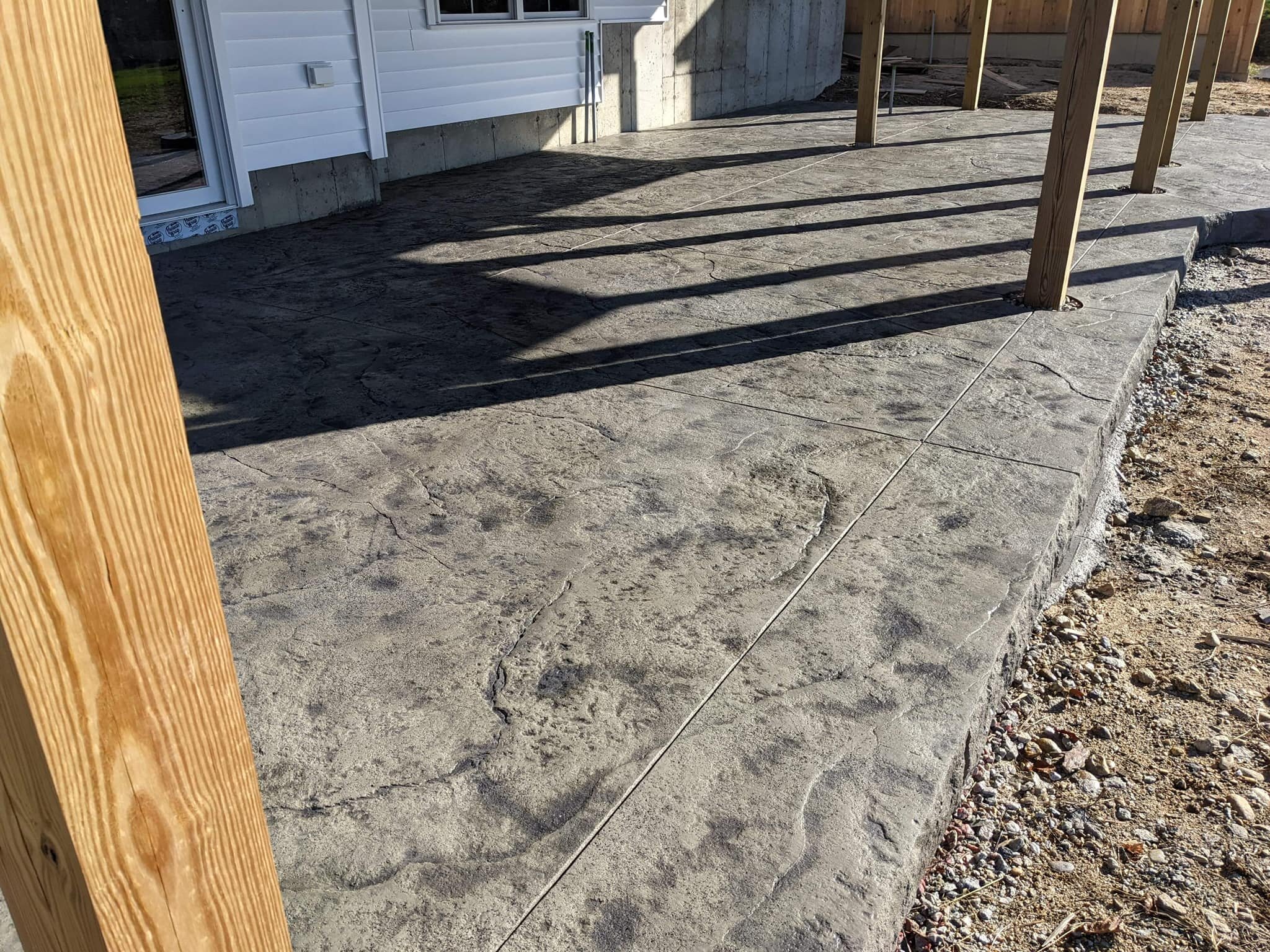 Last couple stamped concrete projects for the year. Looking forward to creating great projects next year!