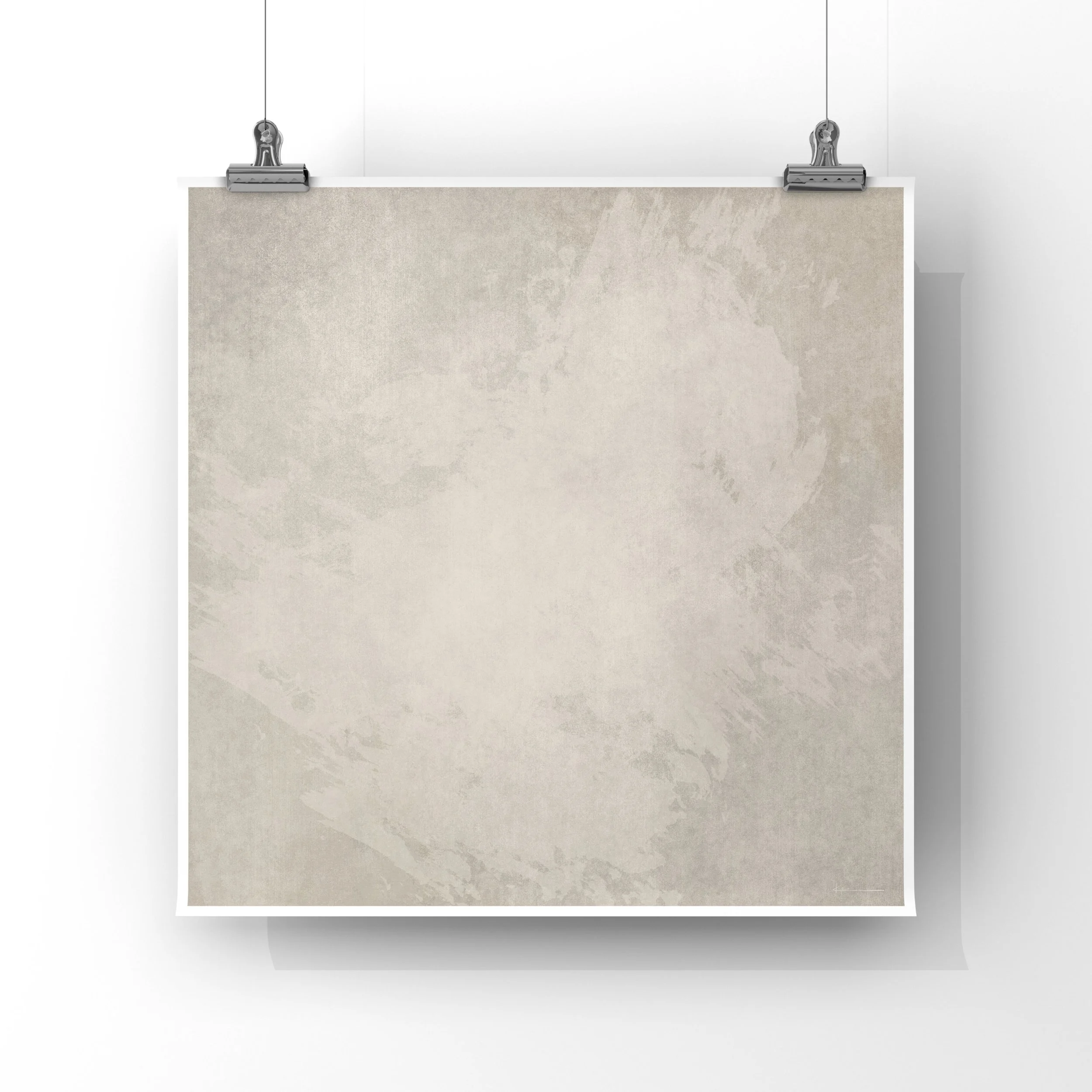 Neutral abstract print trio, Faded Relics by KYCO, atmospheric wall art, muted taupe greige ivory, contemporary minimalist art prints.