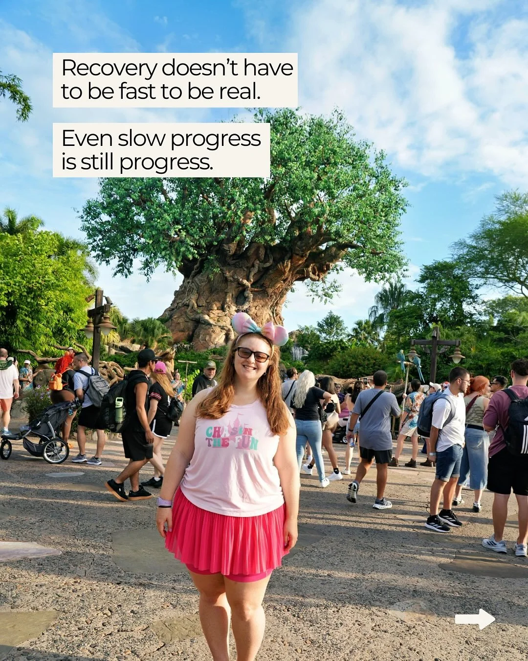 It&rsquo;s easy to look at your recovery and feel like you&rsquo;re moving too slowly.
 But progress isn&rsquo;t always loud. It doesn&rsquo;t always come in big leaps.

Recovery is measured in small moments&hellip;choosing nourishment over fear, res