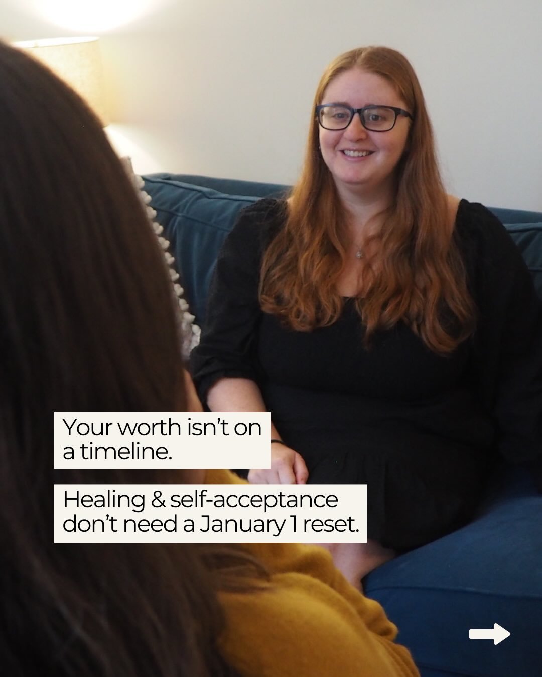 It&rsquo;s easy to feel the pull toward reinvention or the pressure to &ldquo;start over&rdquo; once the new year comes. 

But your worth doesn&rsquo;t reset on January 1. You don&rsquo;t need a deadline to heal, grow, or accept yourself.

You&rsquo;