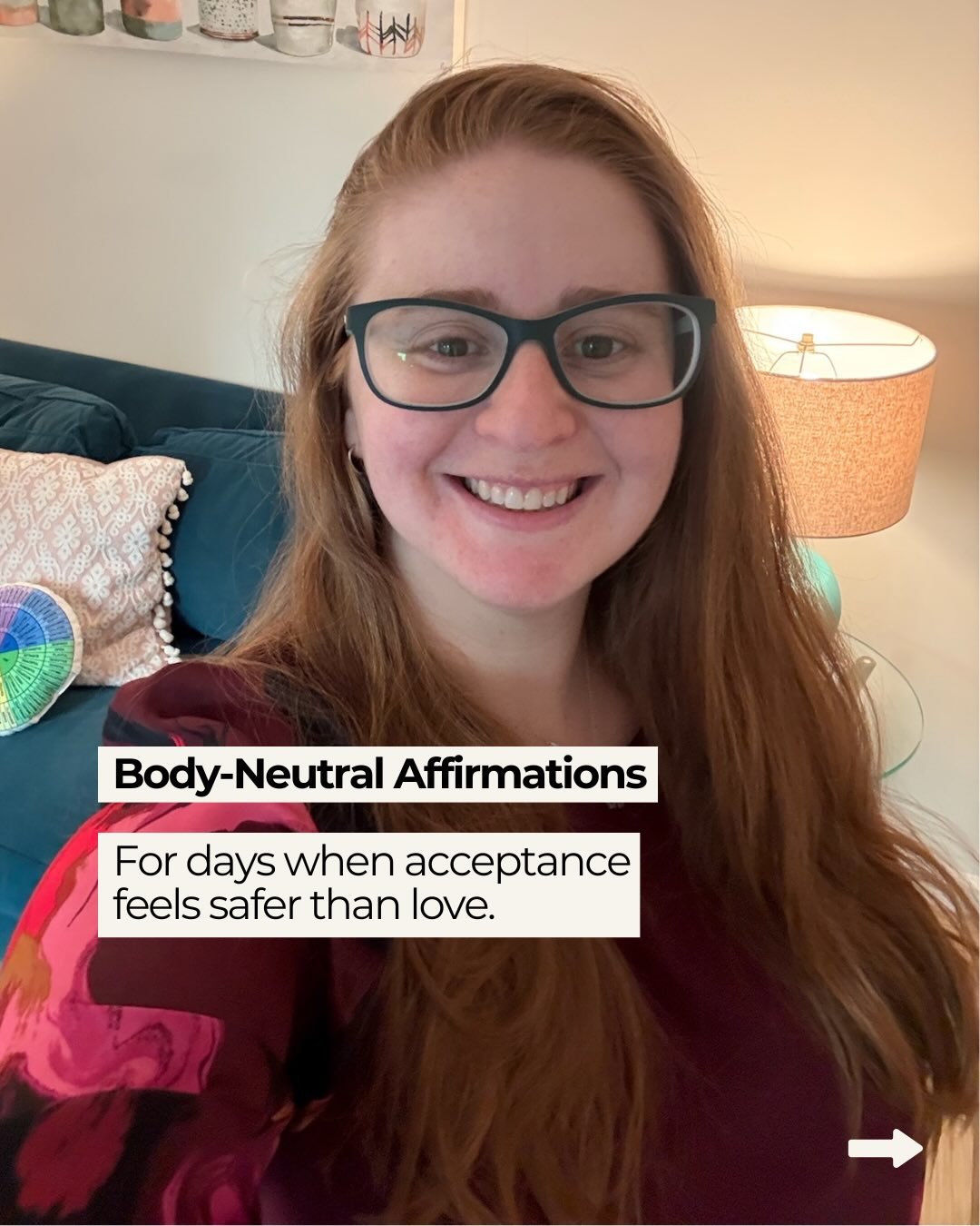 Body neutrality is an invitation to step out of the constant evaluation of your body. 

It doesn&rsquo;t ask you to love what you see or feel grateful for your appearance&hellip;it simply offers permission to exist without judgment.

On days when bod