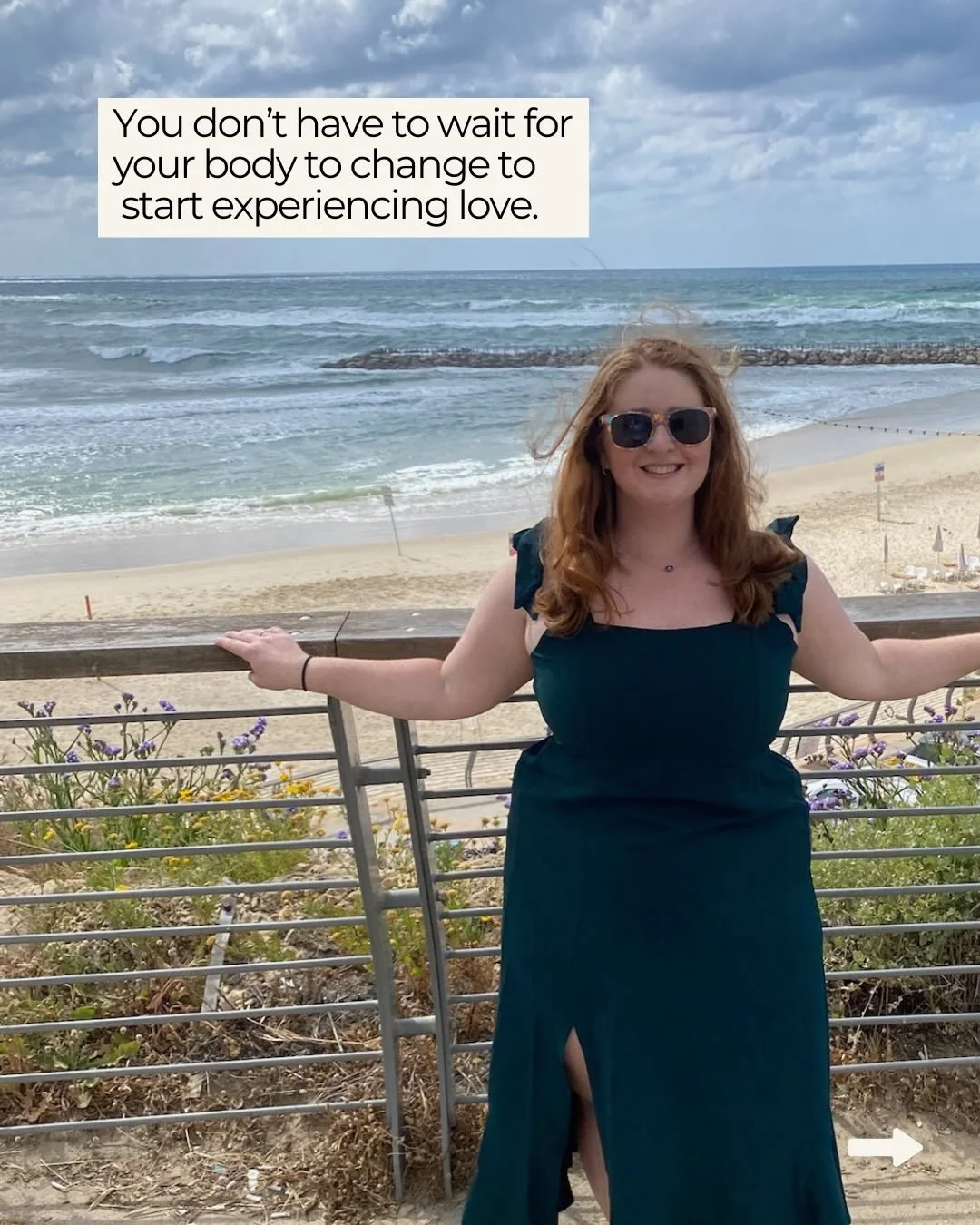 So many of us were taught to postpone love&hellip;to wait until our bodies change, until we feel more confident, until we become a &ldquo;better&rdquo; version of ourselves. 

But love isn&rsquo;t something you earn through transformation. It isn&rsq