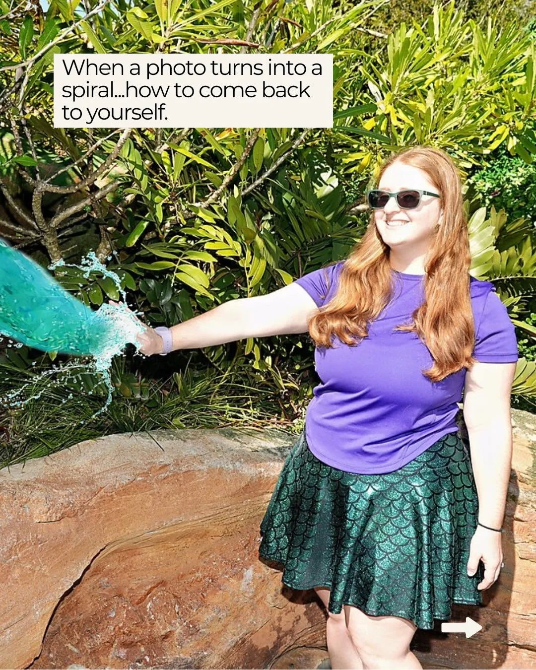 A photo can feel like proof of every fear you&rsquo;ve had about your body, even when it&rsquo;s just a single moment, a single angle, a single snapshot. 

The spiral that follows can feel fast and convincing.

But what you&rsquo;re reacting to often