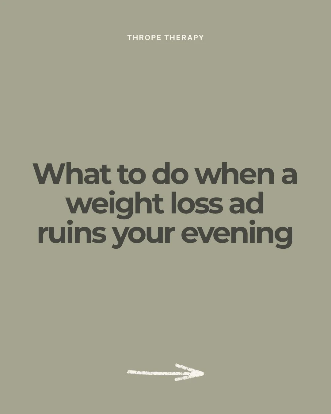 Have weight loss ads been bothering you too?