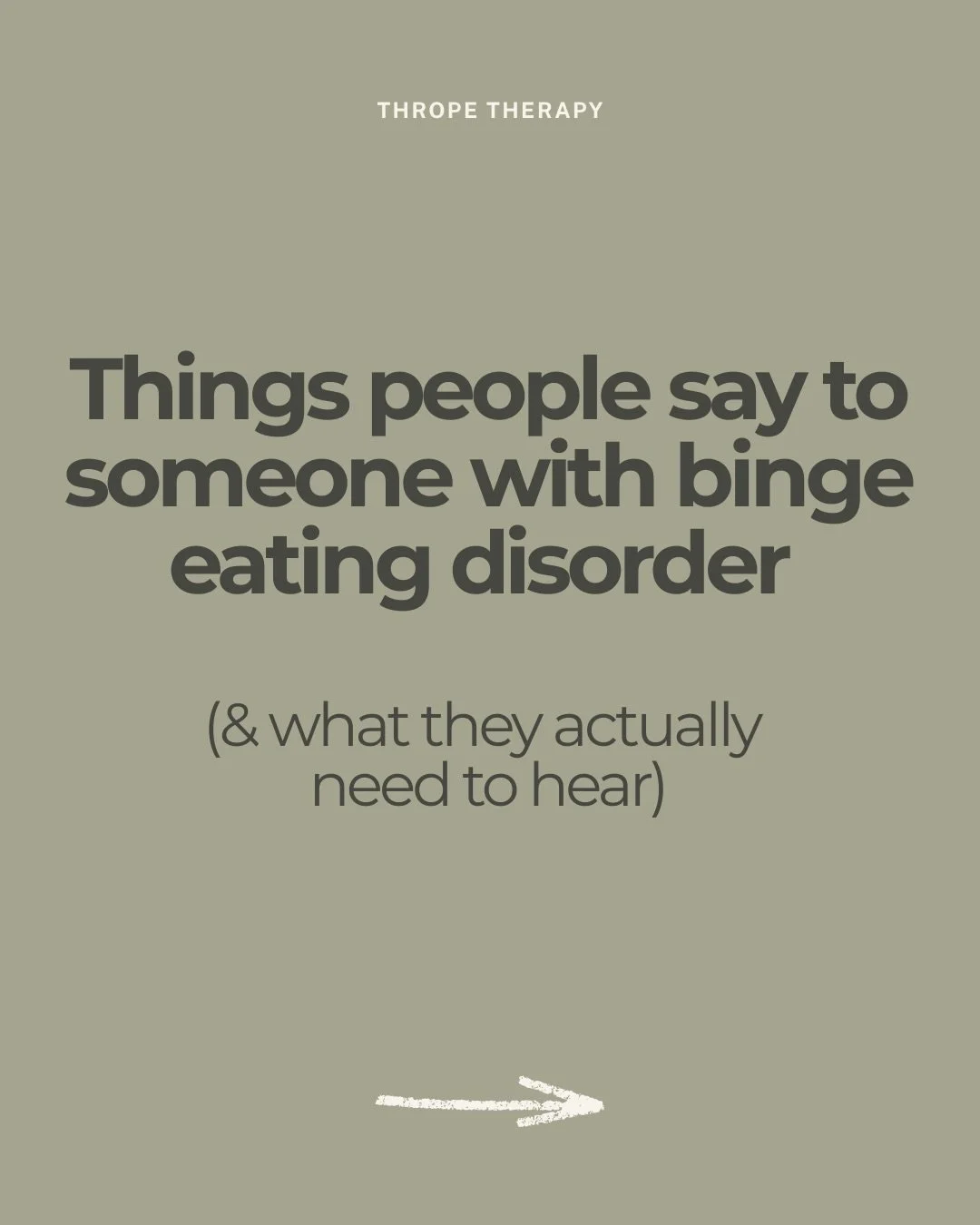 Binge eating disorder is the most common eating disorder in the United States. It is also the most misunderstood and the most under-treated.

If someone came to me struggling with BED, here are the first two things I would focus on before anything el