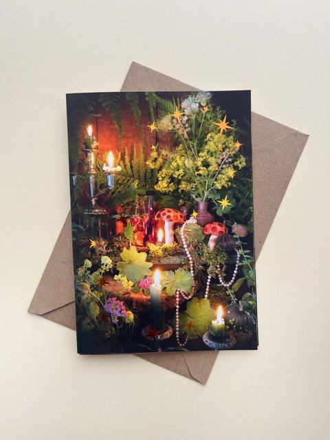 Fairy Toadstool Card.