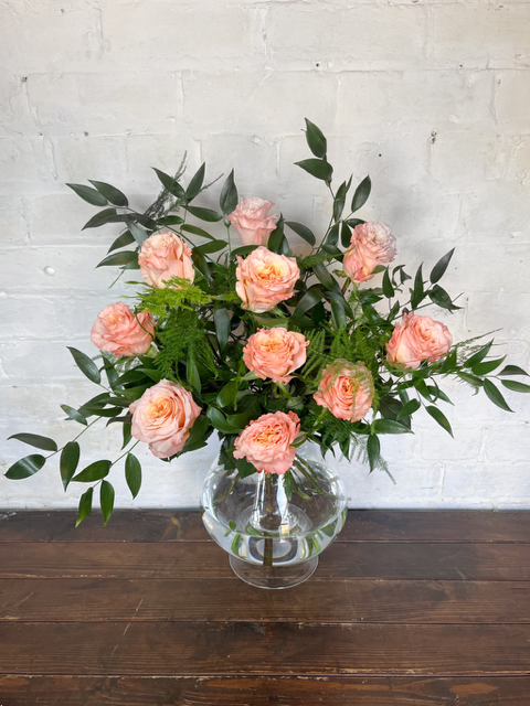 Peachy Rose Bouquet