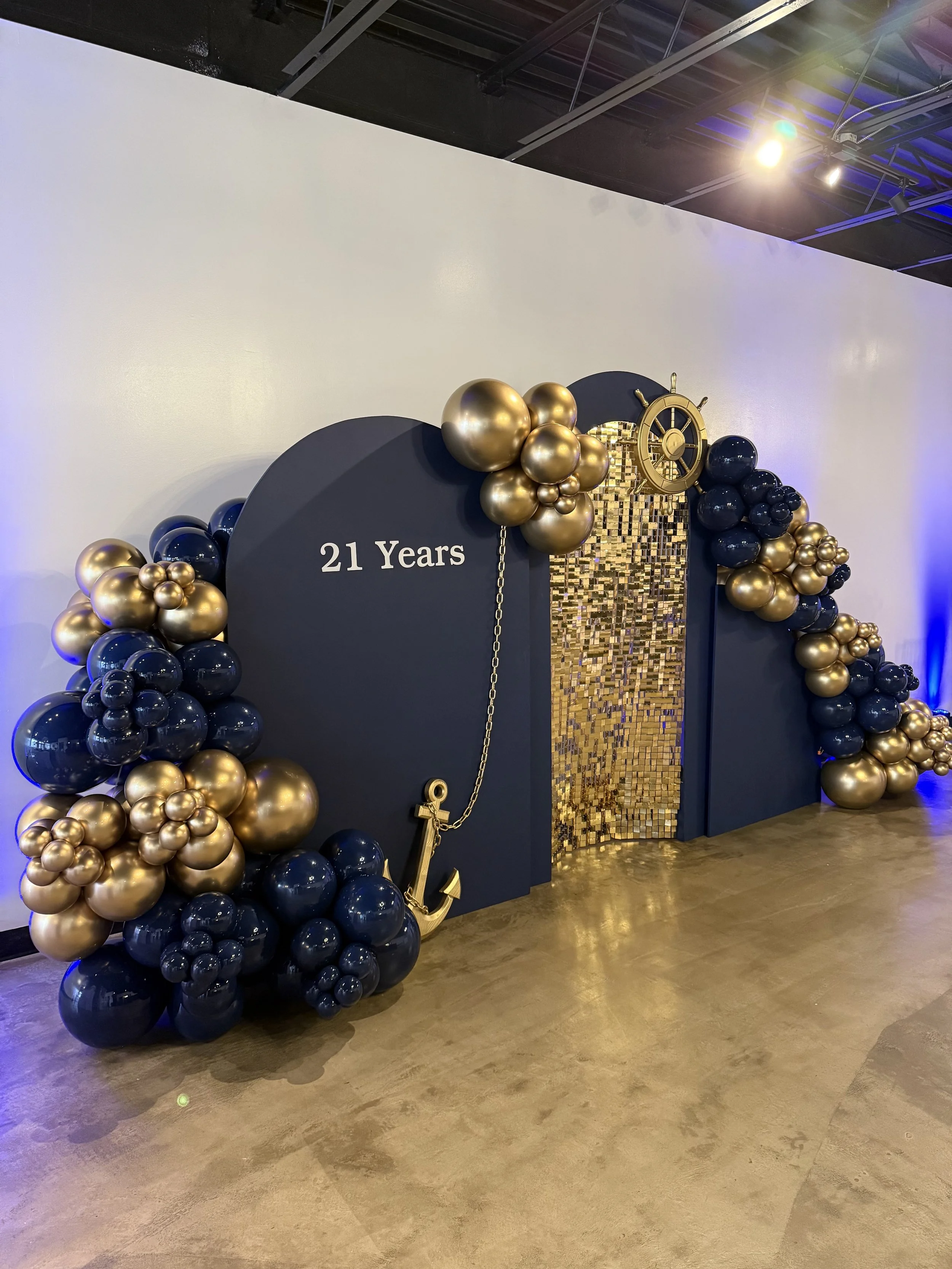 U.S. Navy Retirement celebration at Bee Real Event Space in Portsmouth, VA. 