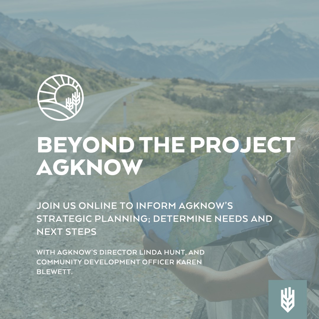 BEYOND THE PROJECT: SHAPING AGKNOW’S FUTURE