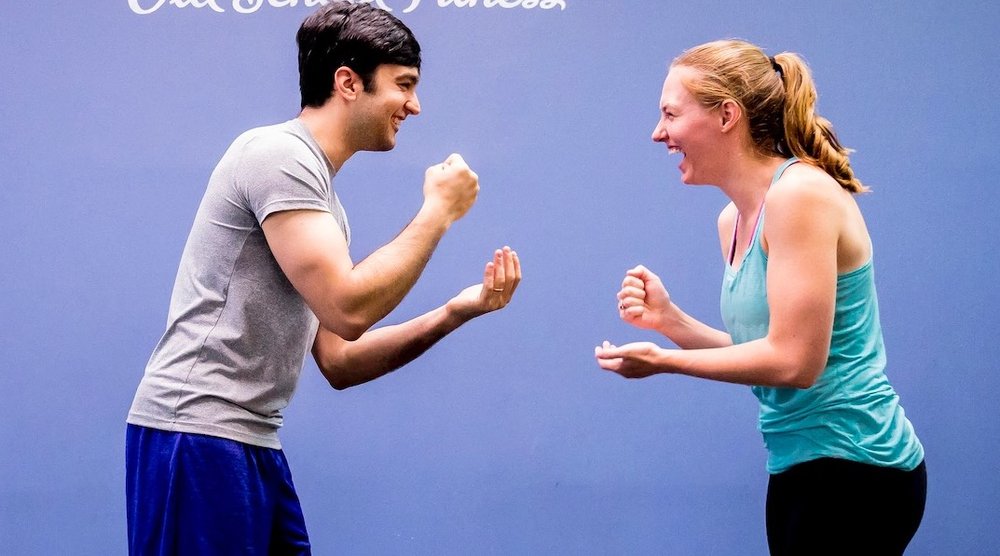 Throwback rock paper scissors competition