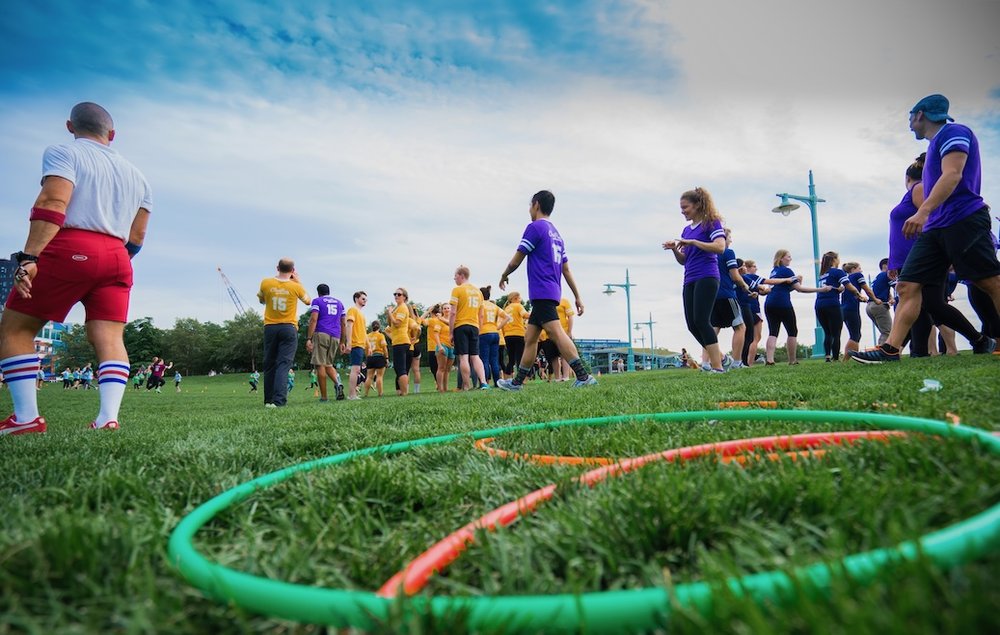 Hula hoops and field day supplies