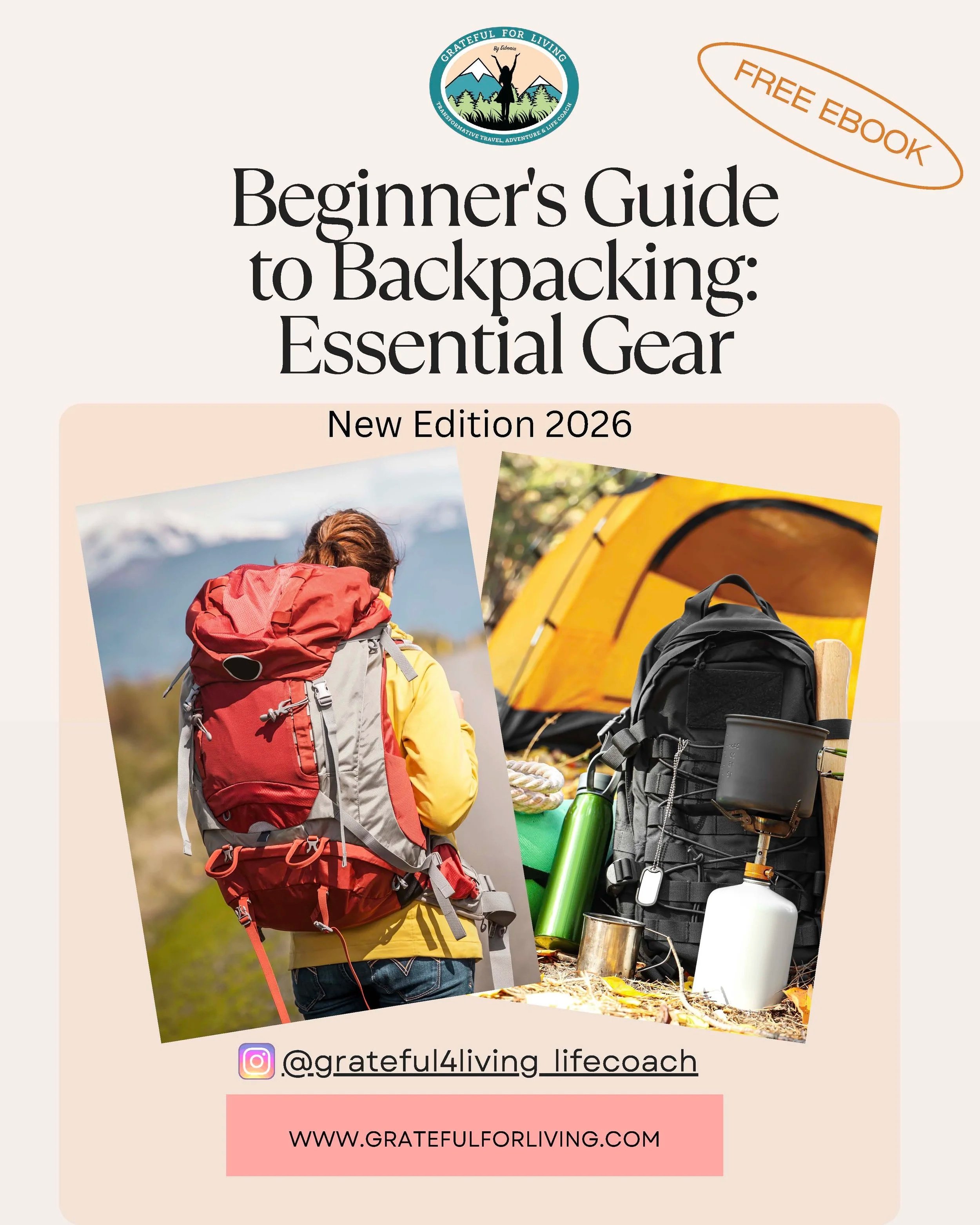 FREE Backpacking Gear Guide for Beginners - 2026 Edition