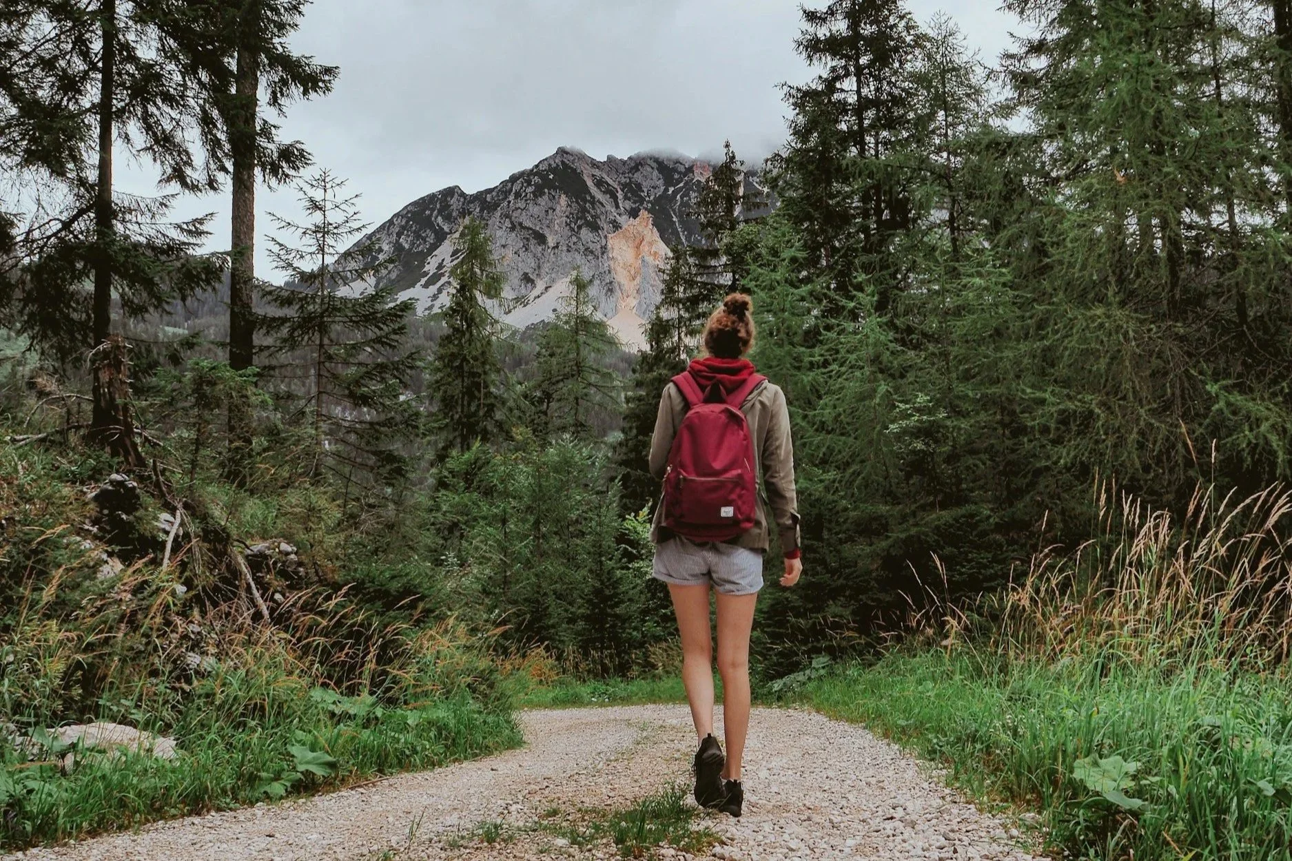 A woman ready to step outside her comfort zone and rediscover herself through hiking and adventure travel