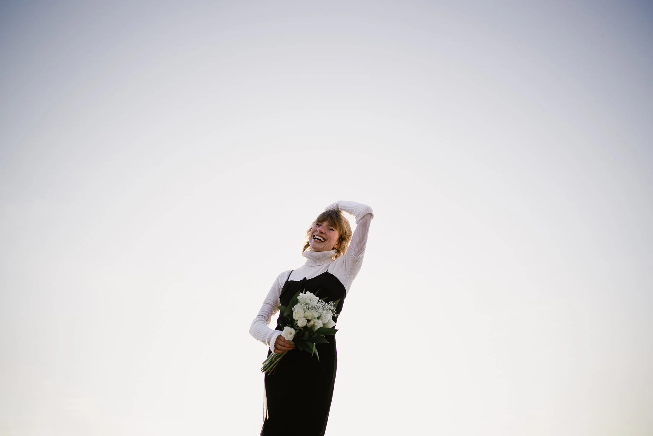 Hochzeit Braut Blumenstrauss Brautkleid