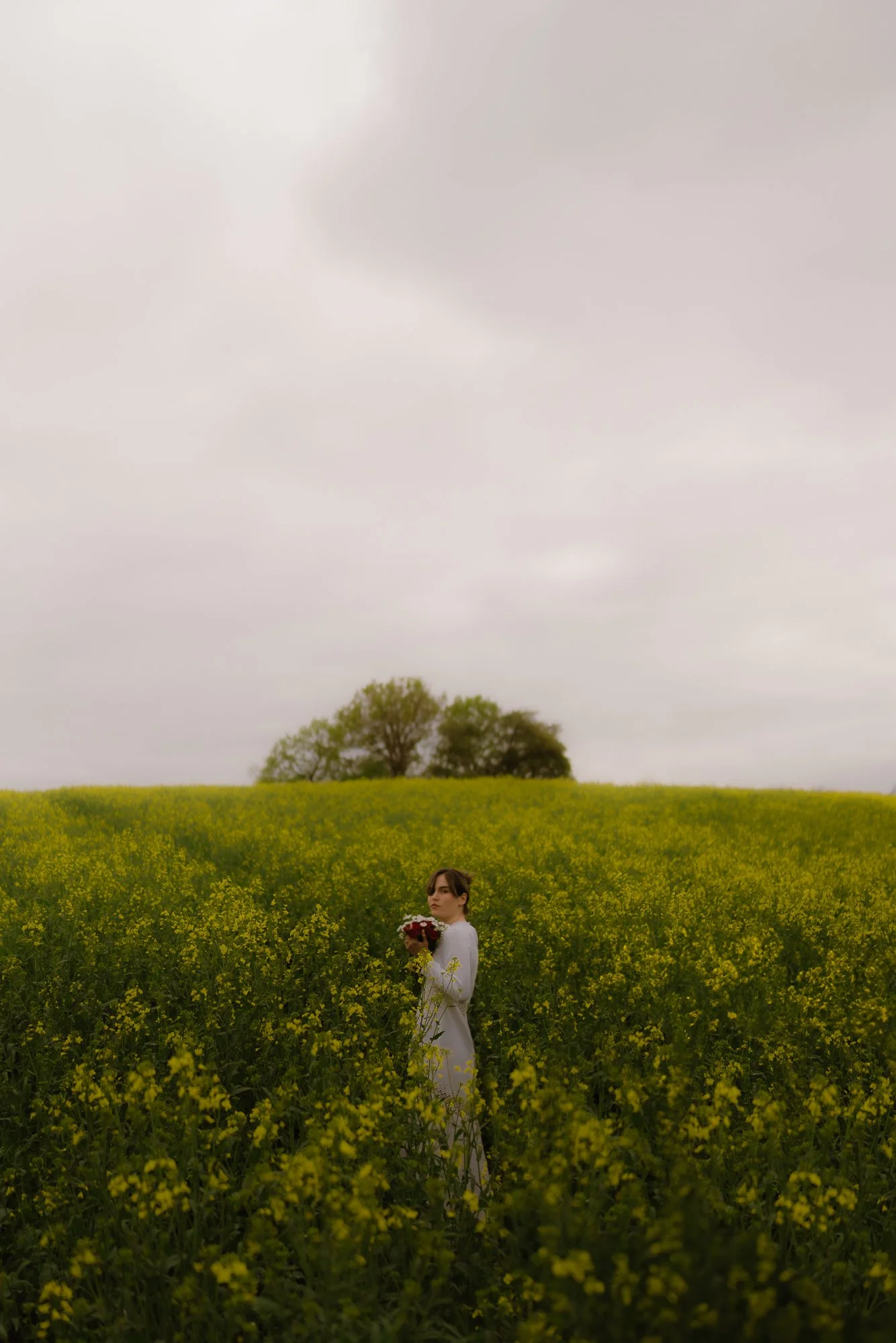 Braut Blumenstrauss Bouquet Wiese mit Blumen