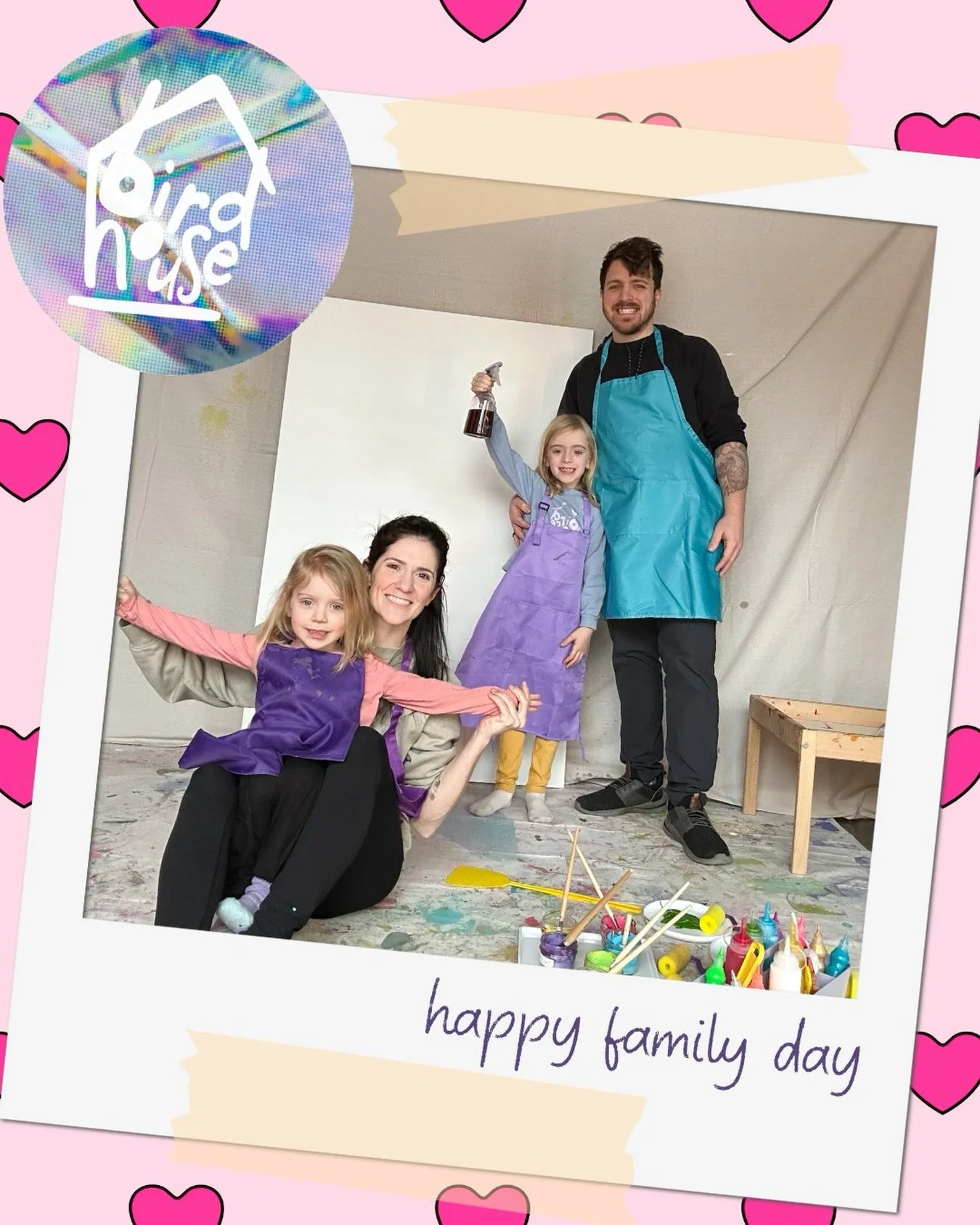 Happy Family Day 🩷 from our little fam to yours! 

Reminder: you&rsquo;re doing great. Even if today involved mild bribery and meltdowns ✌️🤪

Grateful for the beautiful, messy, real-life families we get to create with each and every week! ✨