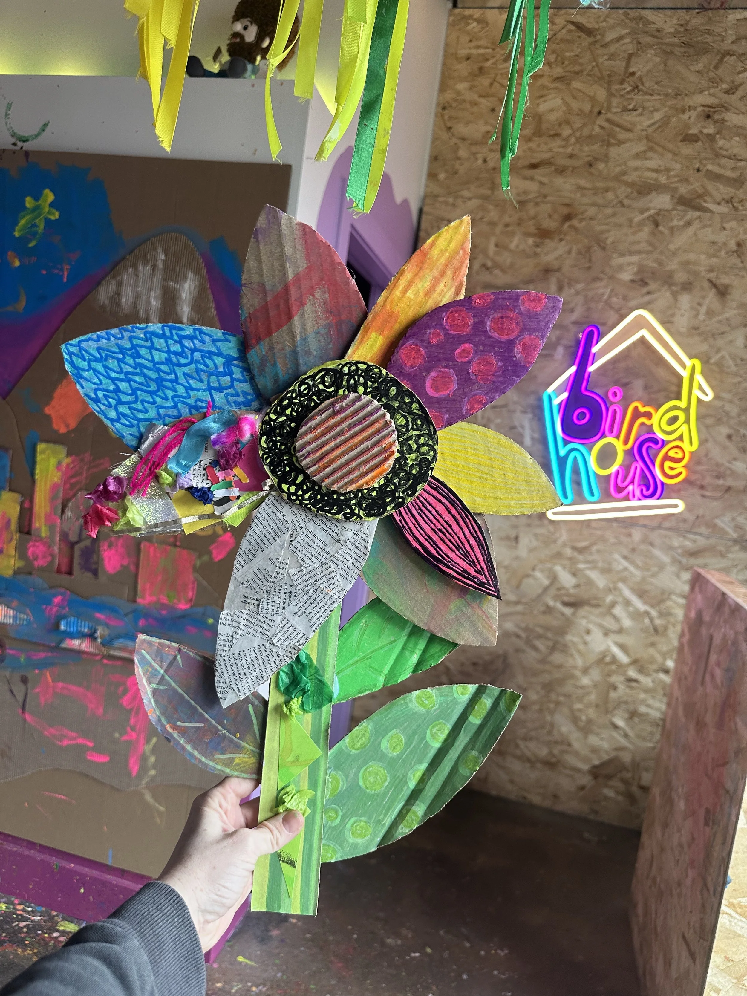 Build & Bloom: Cardboard Flower Workshop