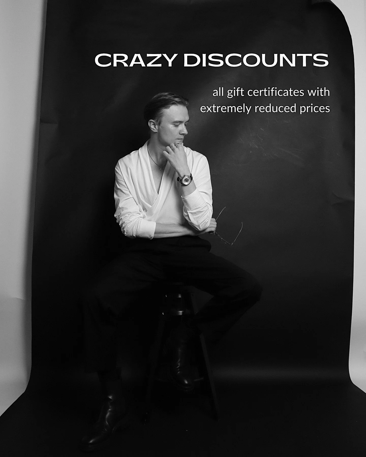 Our annual Black Friday offer has just gone live ✨ We&rsquo;ve discounted our self-portrait session gift cards for the week, a little once-a-year treat for anyone who&rsquo;s been curious about the studio.

They&rsquo;re digital, easy to gift, and ha